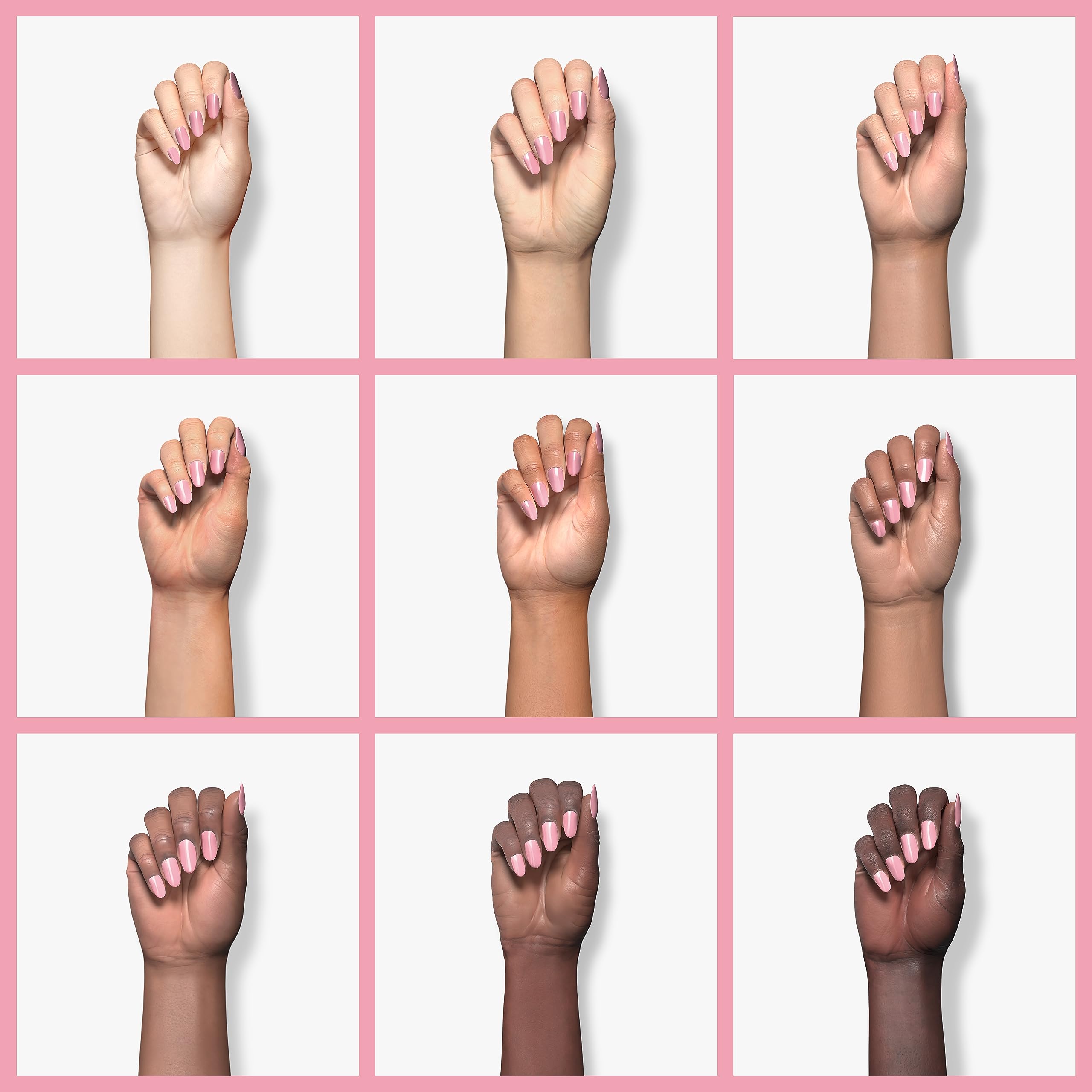SHOYUM Jelly Pink Gel Nail Polish Set – 10 Nude Pink Colors for DIY Manicures