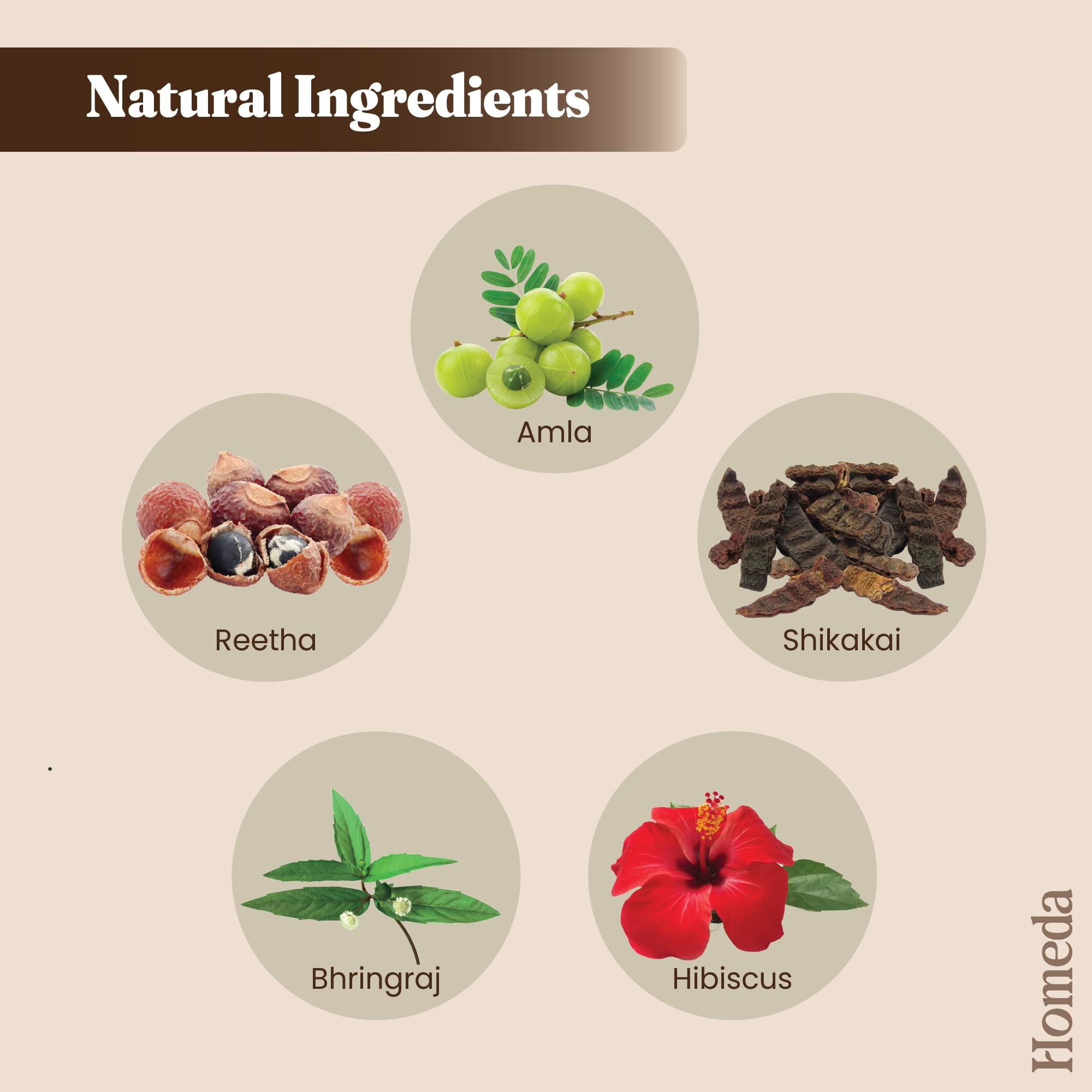 Shudh Online Herbal Hair Mask Powder Combo – Ayurvedic Bhringraj, Hibiscus, Shikakai, Reetha & Amla Shampoo (8.8oz total)