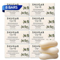 Shugar Soapworks Oatmeal & Eucalyptus Beauty Bar – 8-Pack, 5 oz Each | Plant-Based, Gentle Cleanser