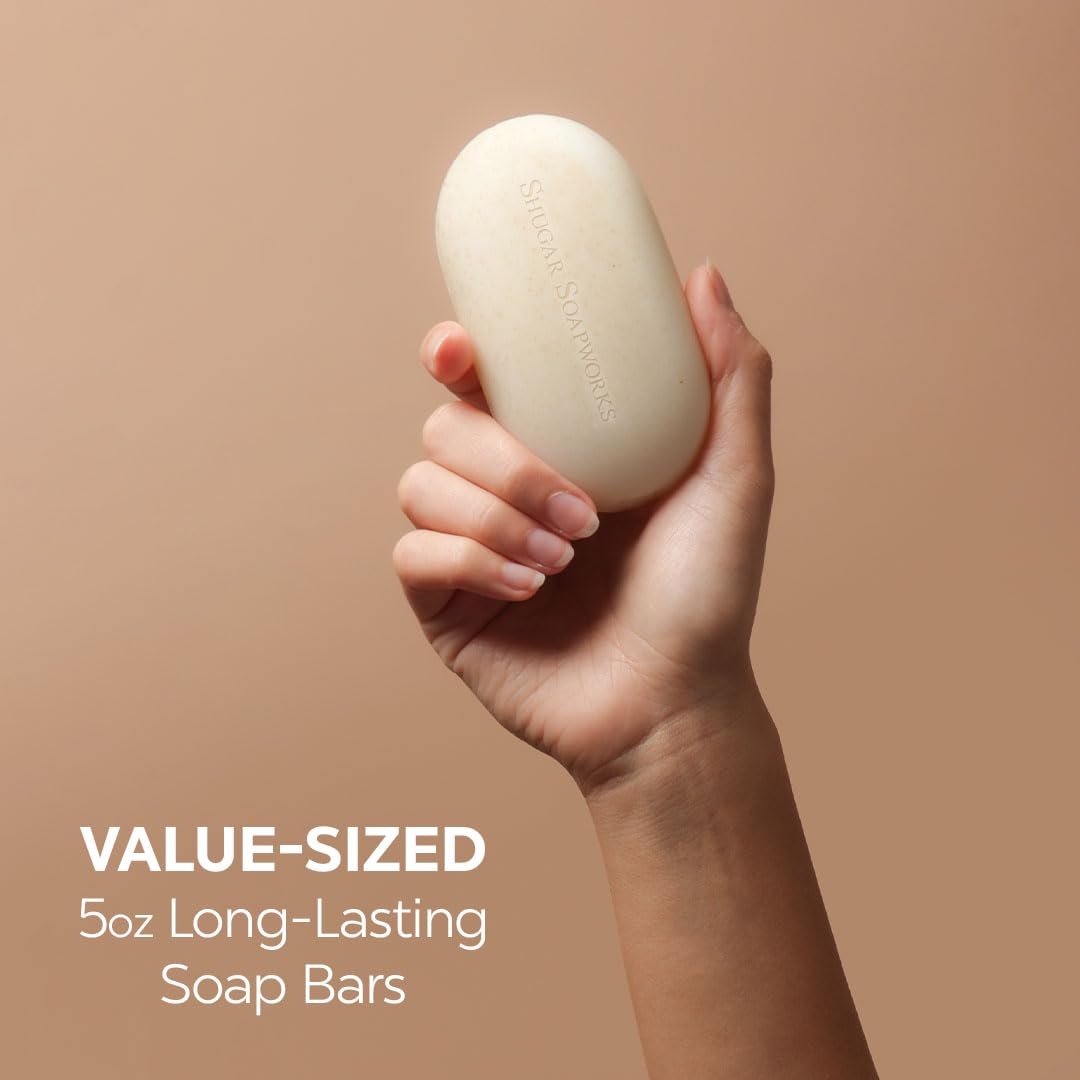 Shugar Soapworks Oatmeal & Honey Beauty Bar 5 oz — 8-Pack