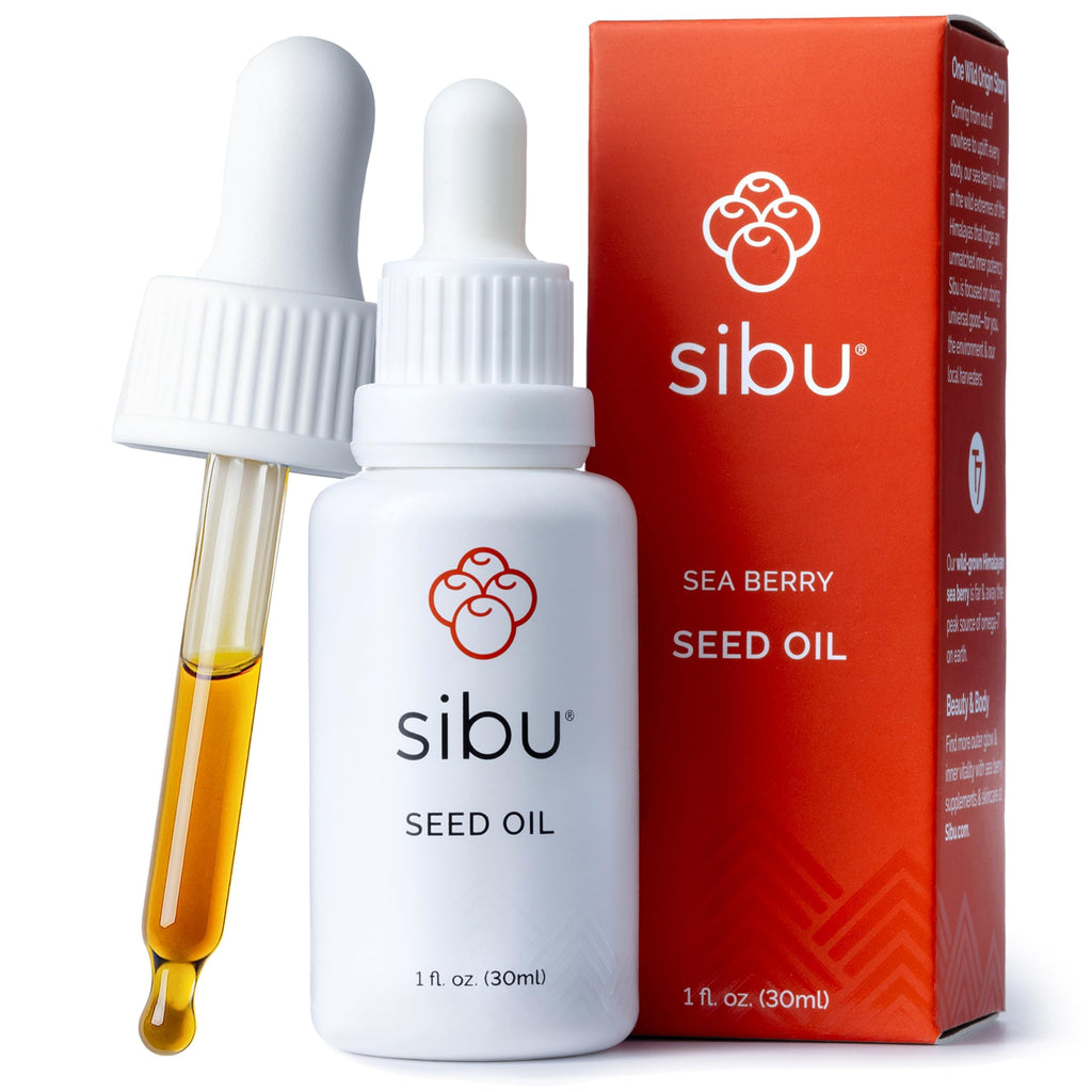 Sibu Premium Himalayan Sea Buckthorn Seed Oil – USDA Organic, 30ml