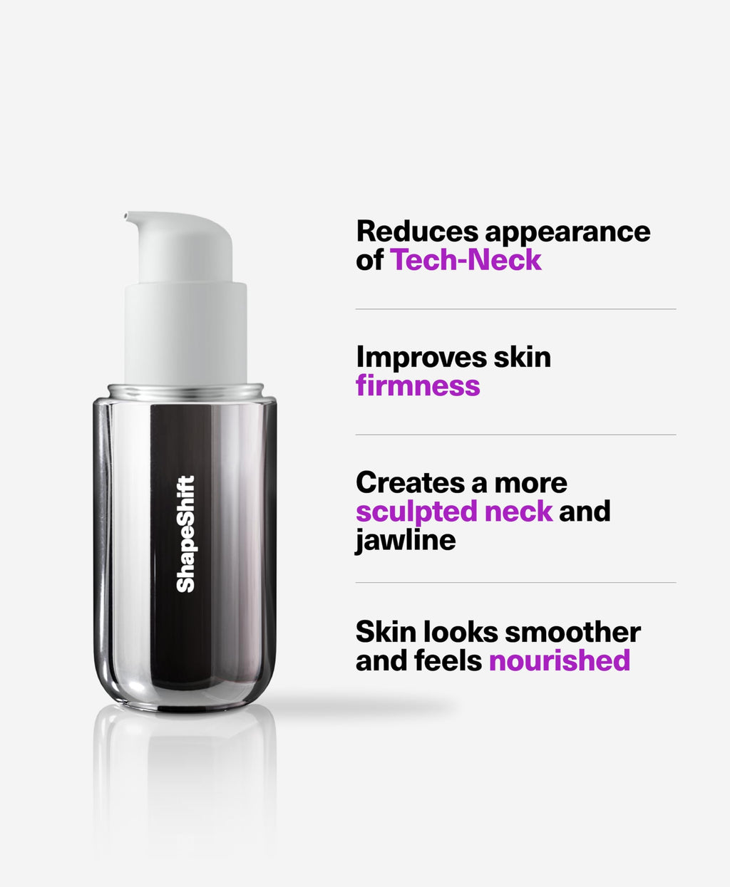 SickScience ShapeShift Advanced Jaw & Neck Firming Serum – NX35 Exosomes, 1.7oz