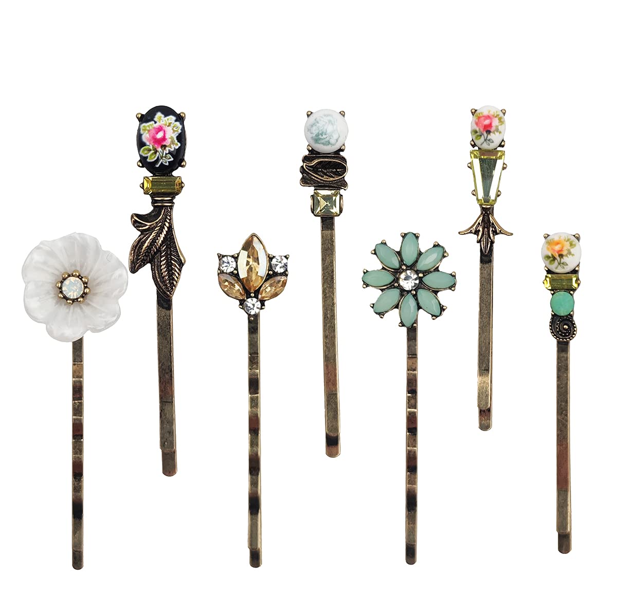 SICOPEE 7PCS Vintage Hair Clips – Elegant Retro Hair Pins for Women