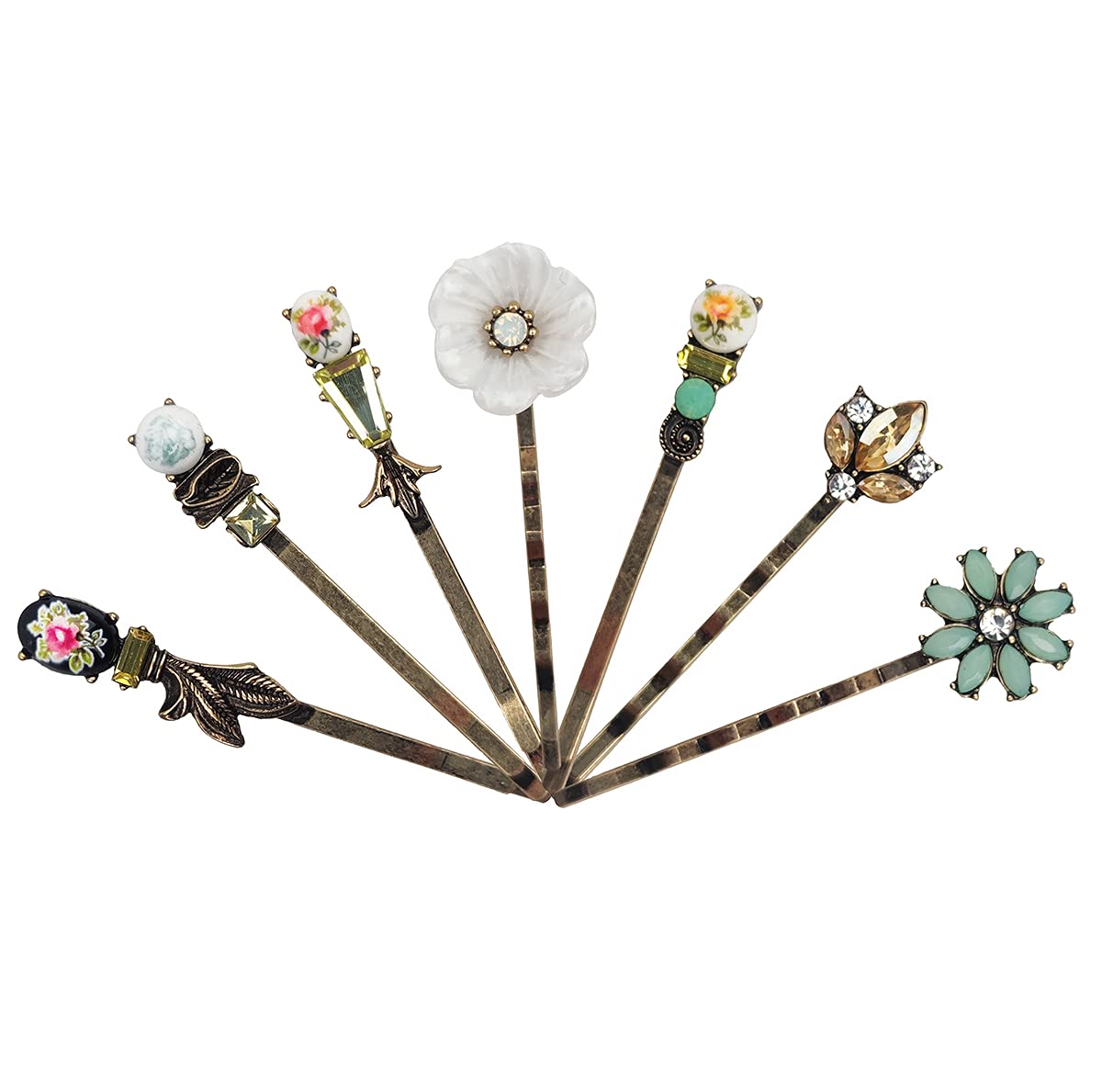 SICOPEE 7PCS Vintage Hair Clips – Elegant Retro Hair Pins for Women