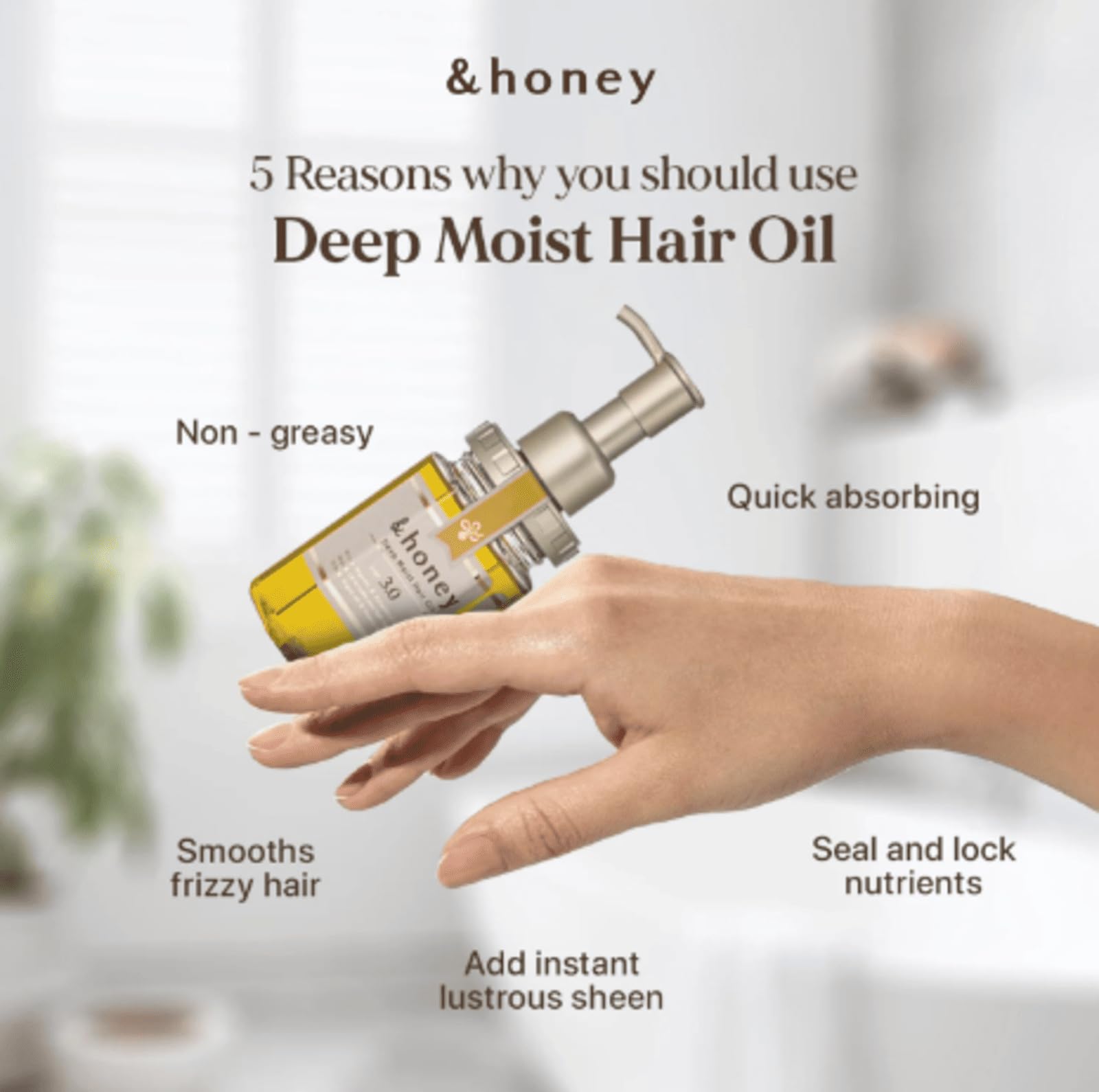 Sidefield Honey Deep Moist Shampoo & Conditioner Set | Ultra-Hydrating Honey & Botanical Formula for Silky, Smooth Hair