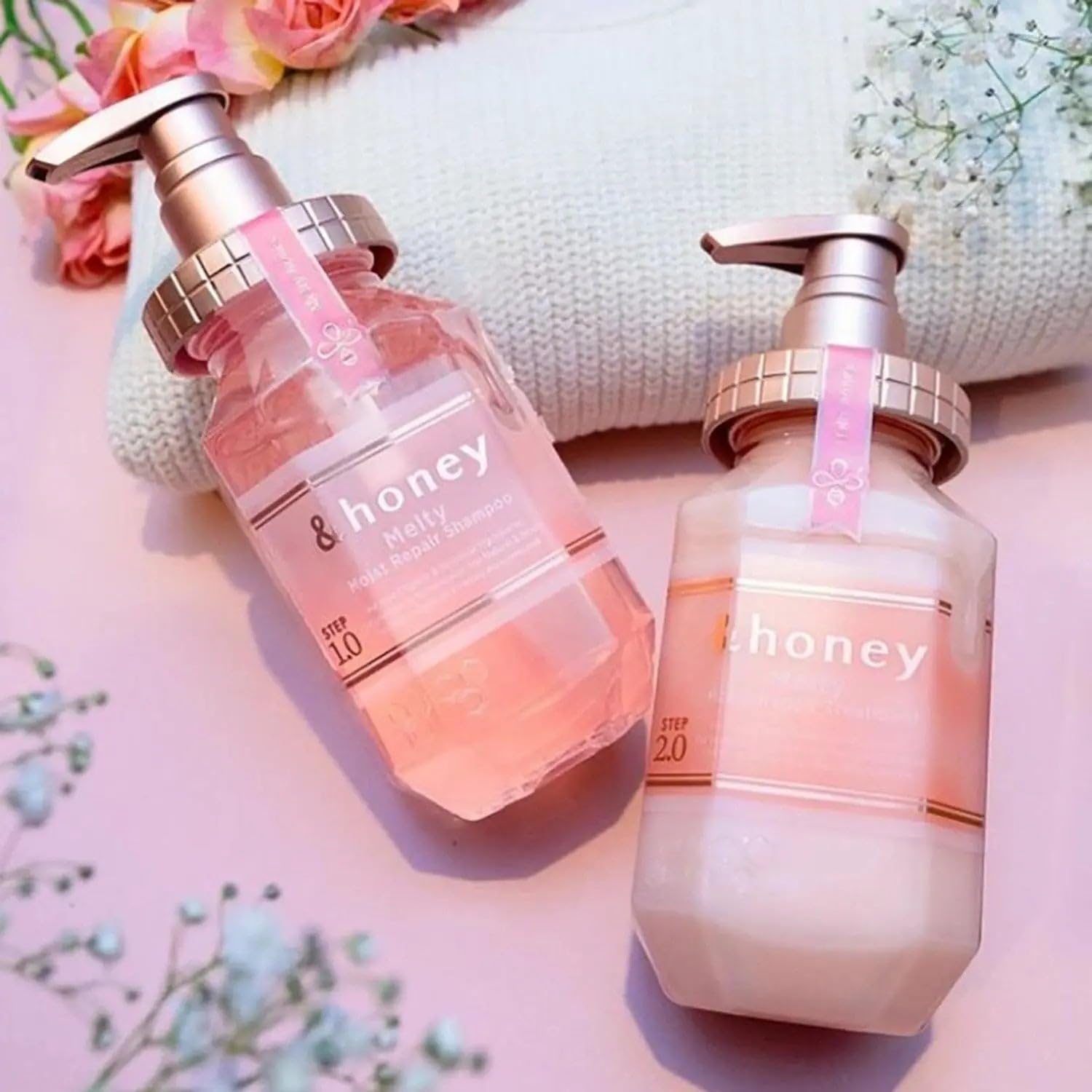 Sidefield &Honey Deep Moist Shampoo & Conditioner Set – Ultra-Hydrating Honey & Botanical Formula for Silky, Smooth Hair