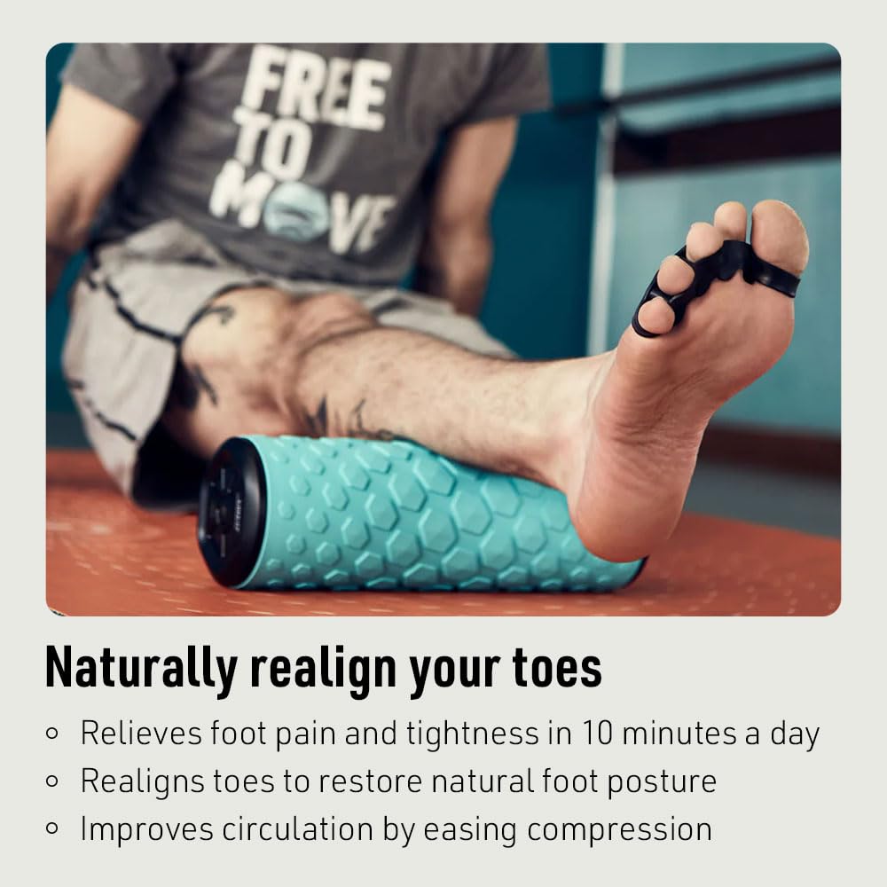 SIDEKICK Toe Spreaders 2.0 – Customizable Silicone Toe Spacers for Men & Women | Adjustable Toe Alignment