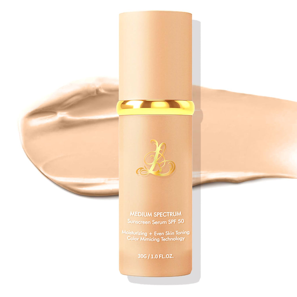 Sigoyi Foundation 4-in-1 SPF50+ Color-Changing Foundation | Medium Shade, Full Coverage Concealer, Hydrating & Waterproof