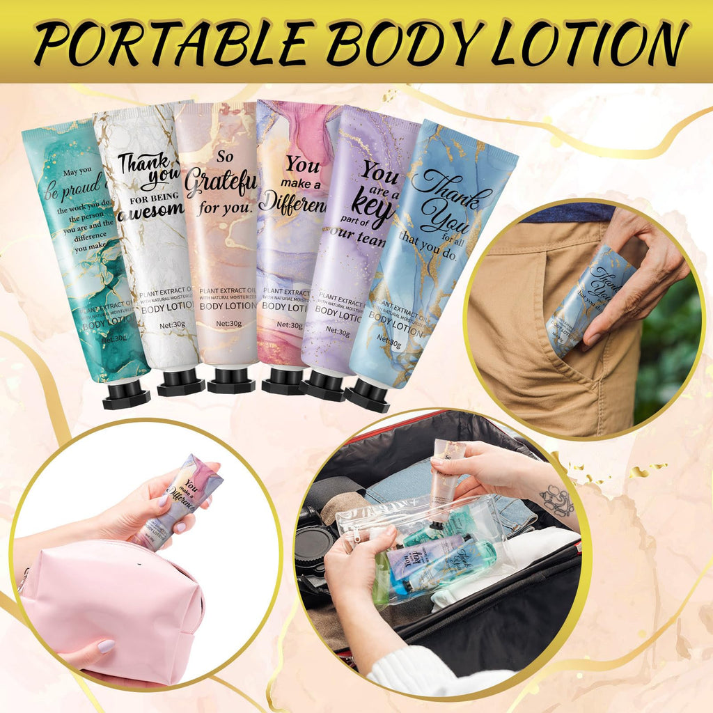 Siifert 48pc Mini Body Lotion Gift Set – Travel-Size Hand Creams for Staff & Teachers