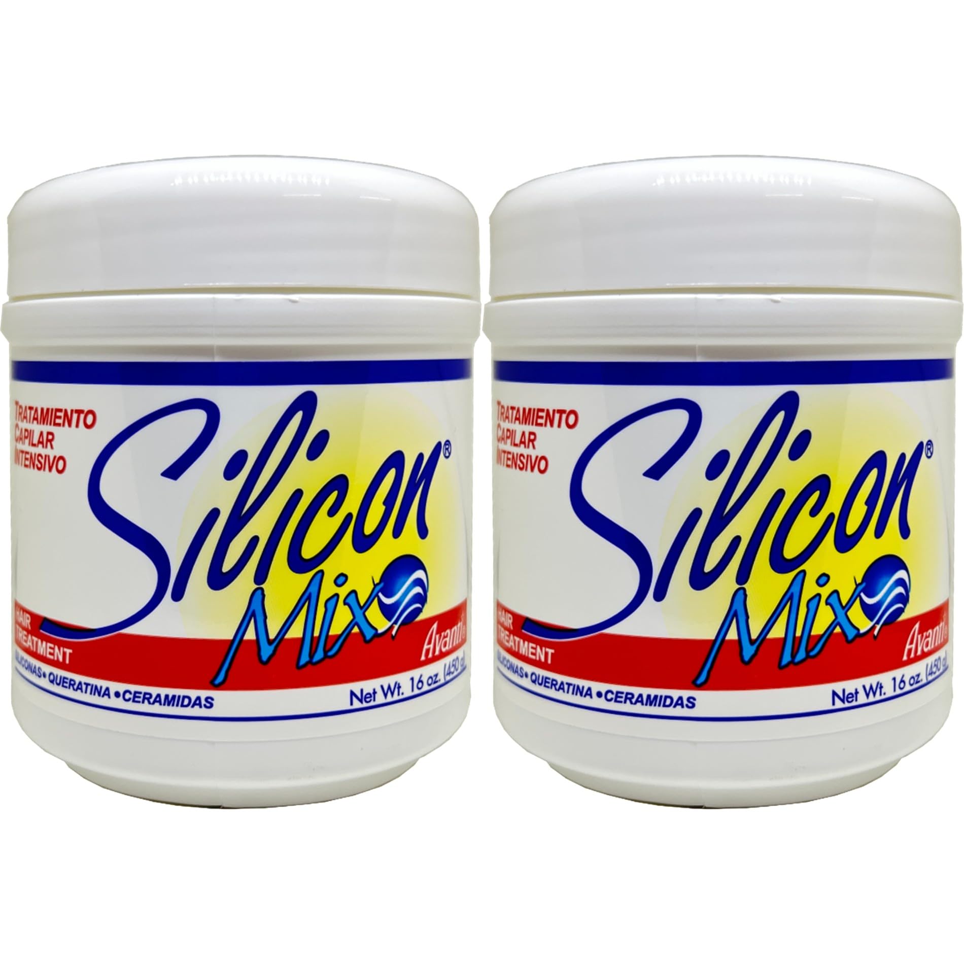 Silicon Mix Intensive Hair Treatment 16oz Pack of 2 – Deep Conditioning for Dry & Damaged Hair