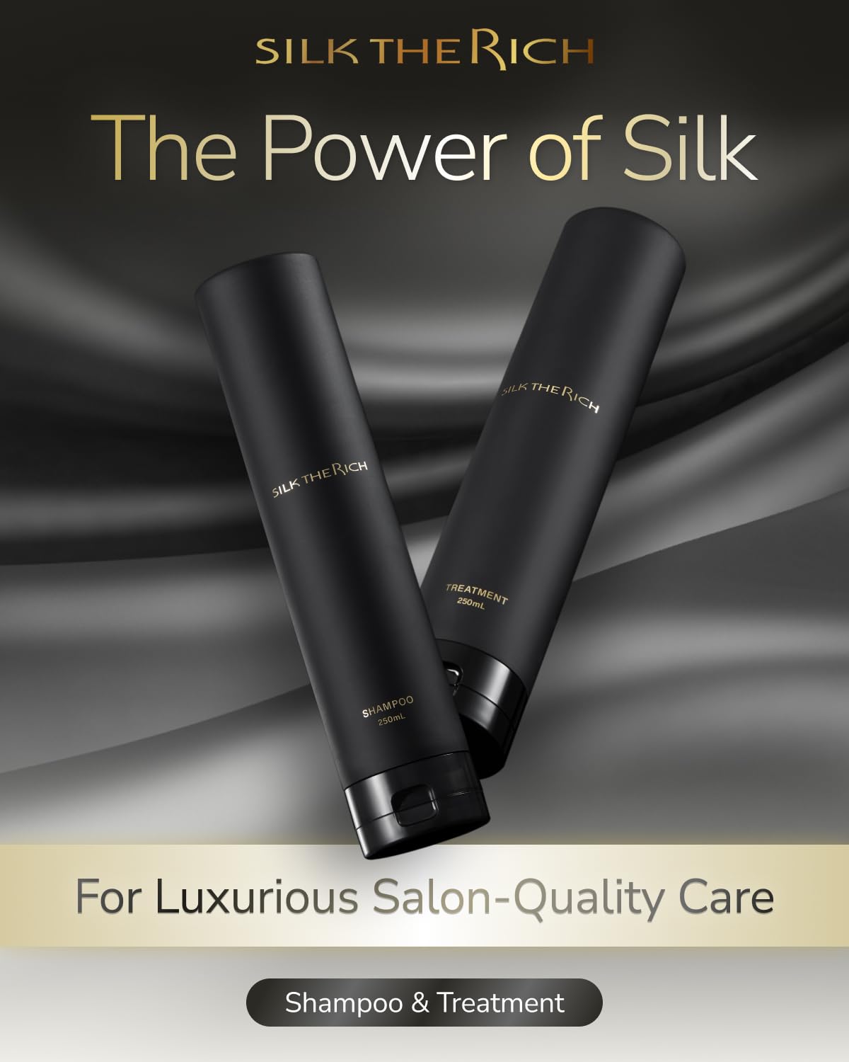 Silk The Rich Shampoo & Conditioner Set – Clarifying, Moisturizing, Color-Safe, Sulfate-Free