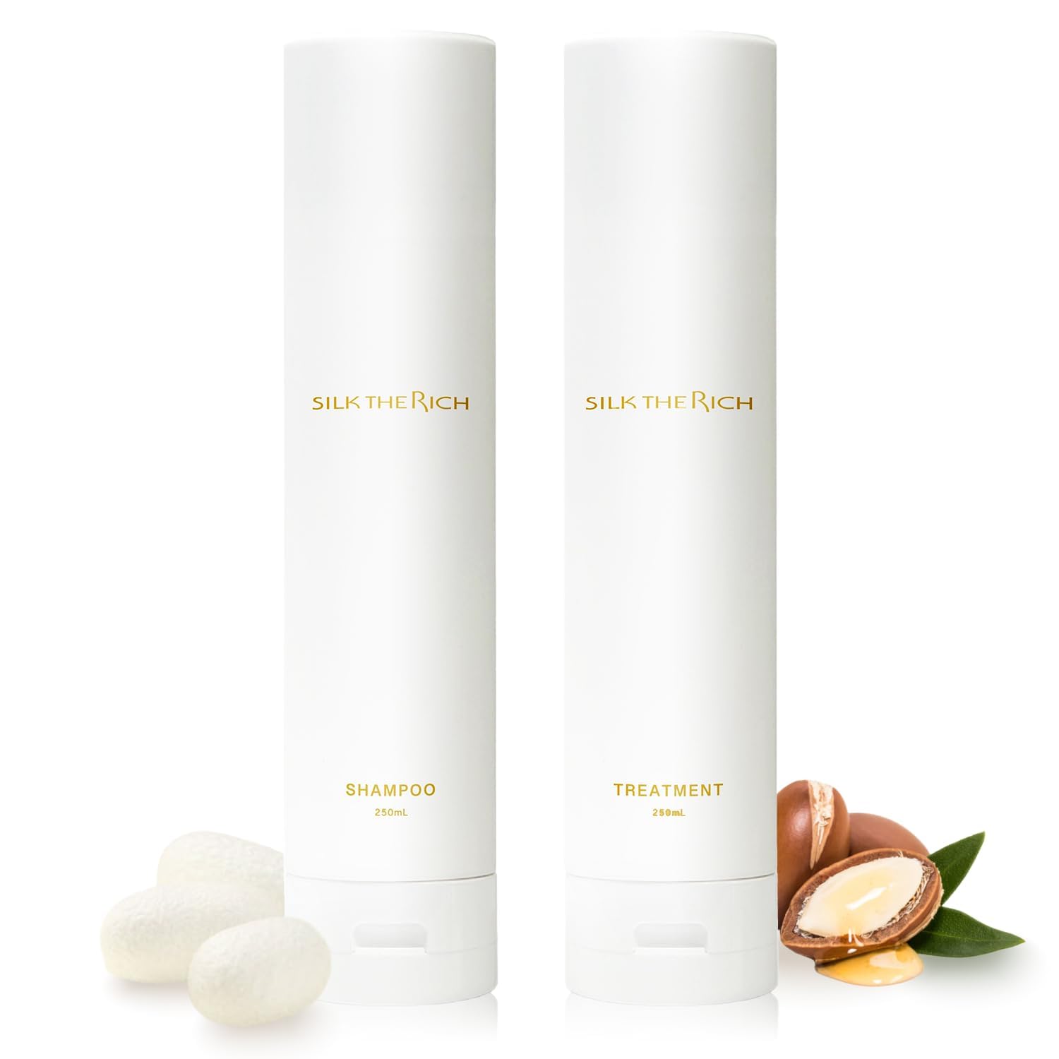 SILK THE RICH Shampoo & Conditioner Set | Hydrating, Color-Safe & Sulfate Paraben Free