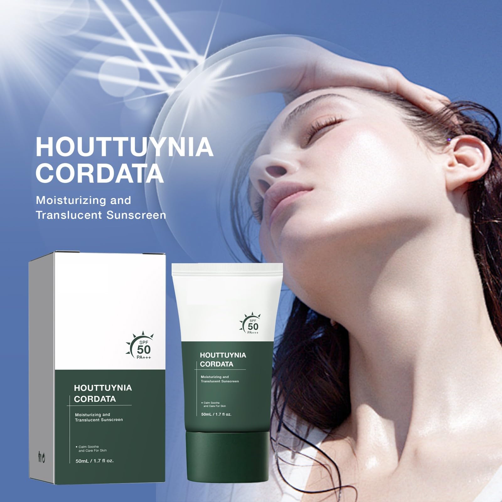 Silky Moisture Sunscreen - Korean SPF 50+ PA++++ Sun Essence