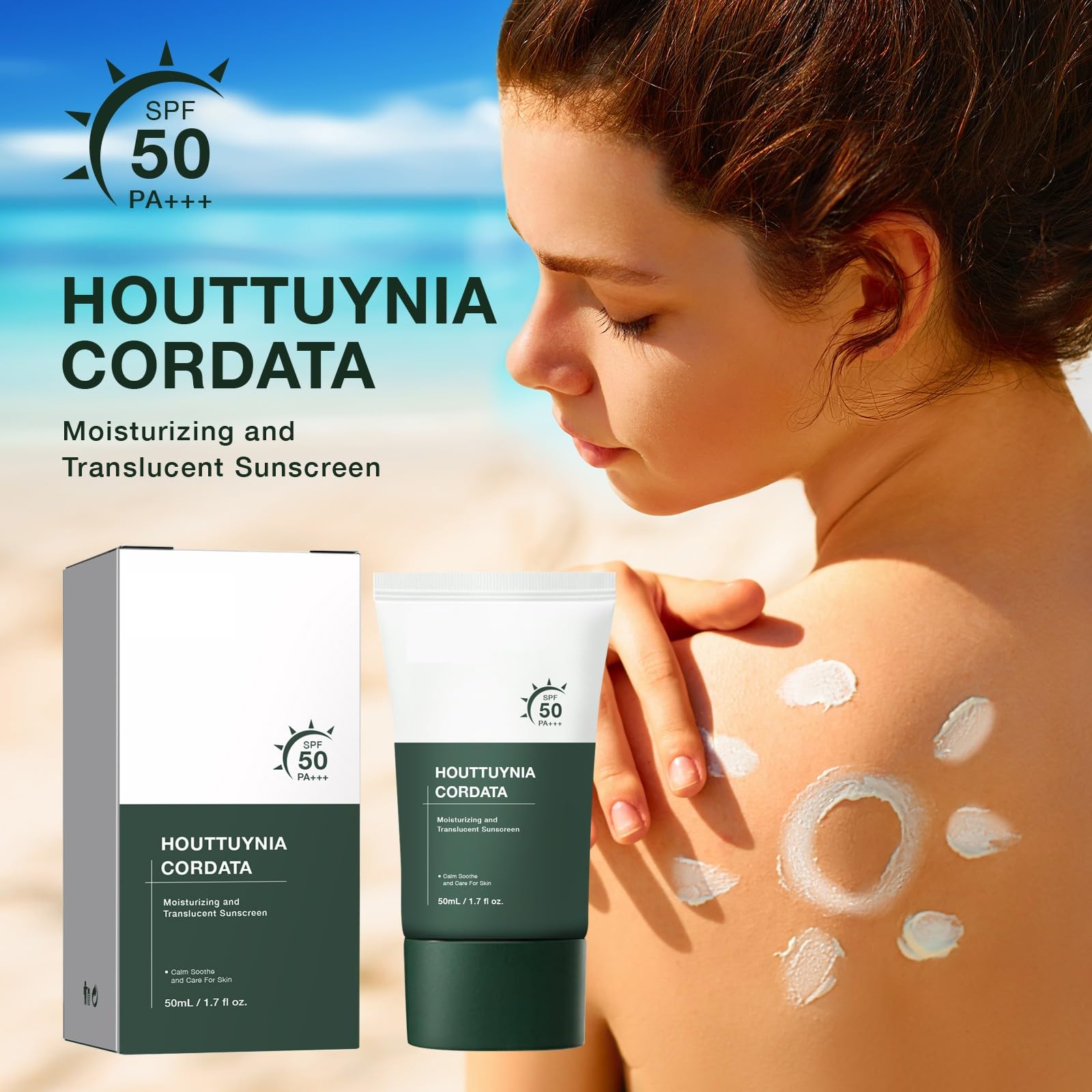 Silky Moisture Sunscreen - Korean SPF 50+ PA++++ Sun Essence