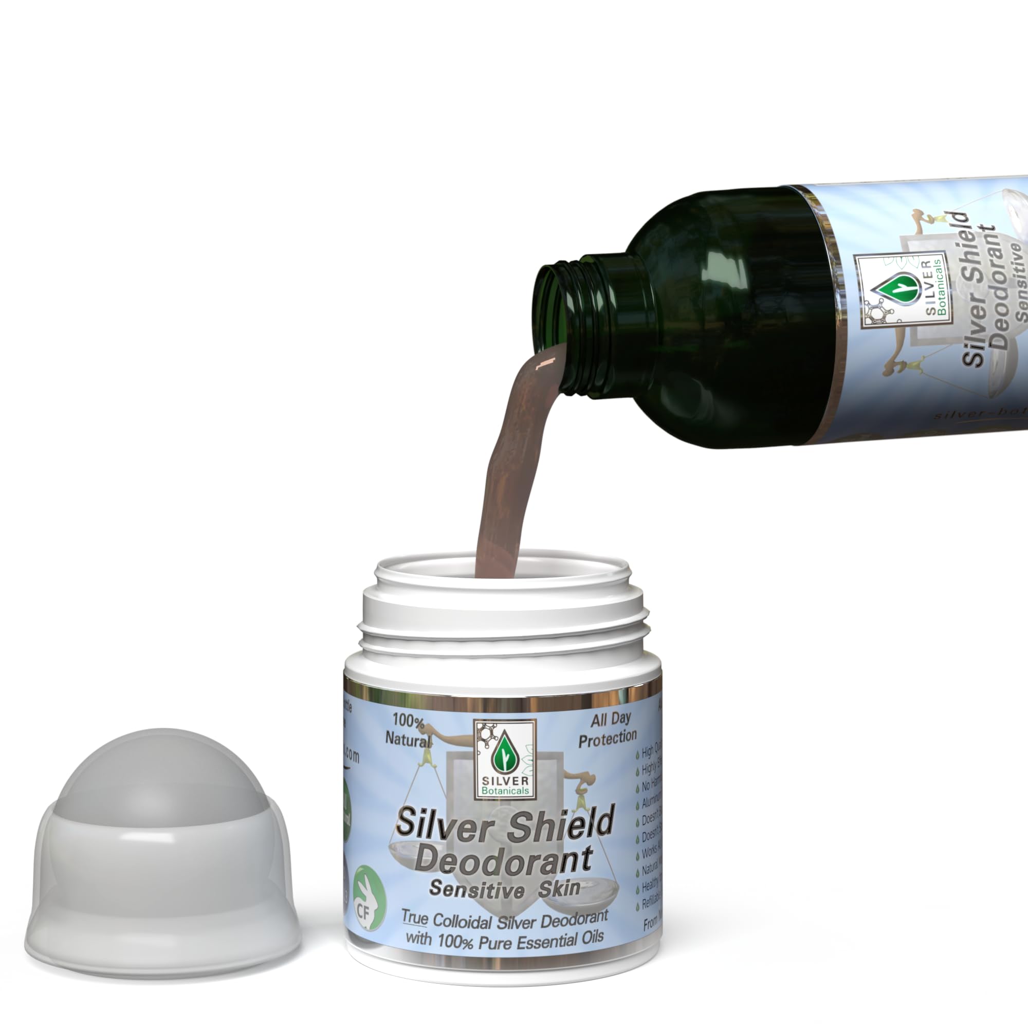 Silver Shield Deodorant - Sensitive Skin Formula (2X Refill) | Silver Botanicals