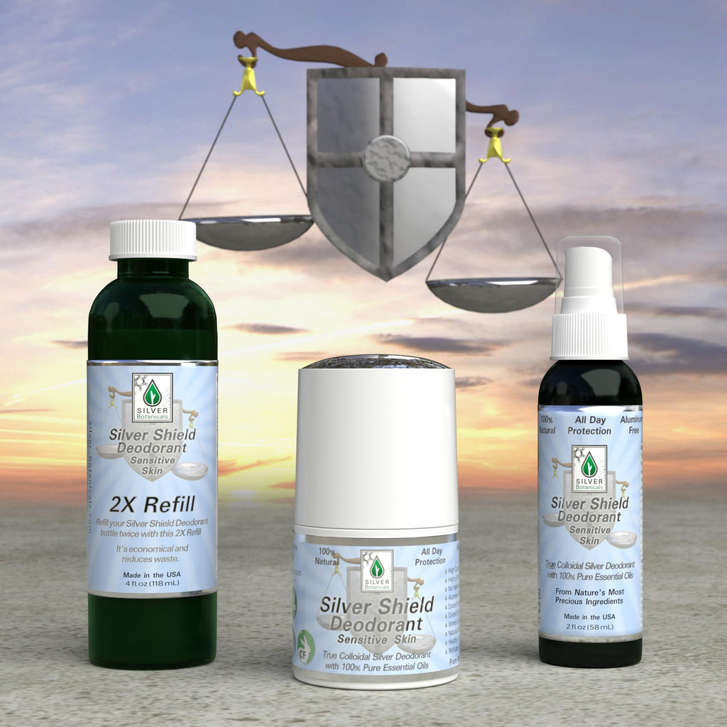 Silver Shield Deodorant - Sensitive Skin Formula (2X Refill) | Silver Botanicals