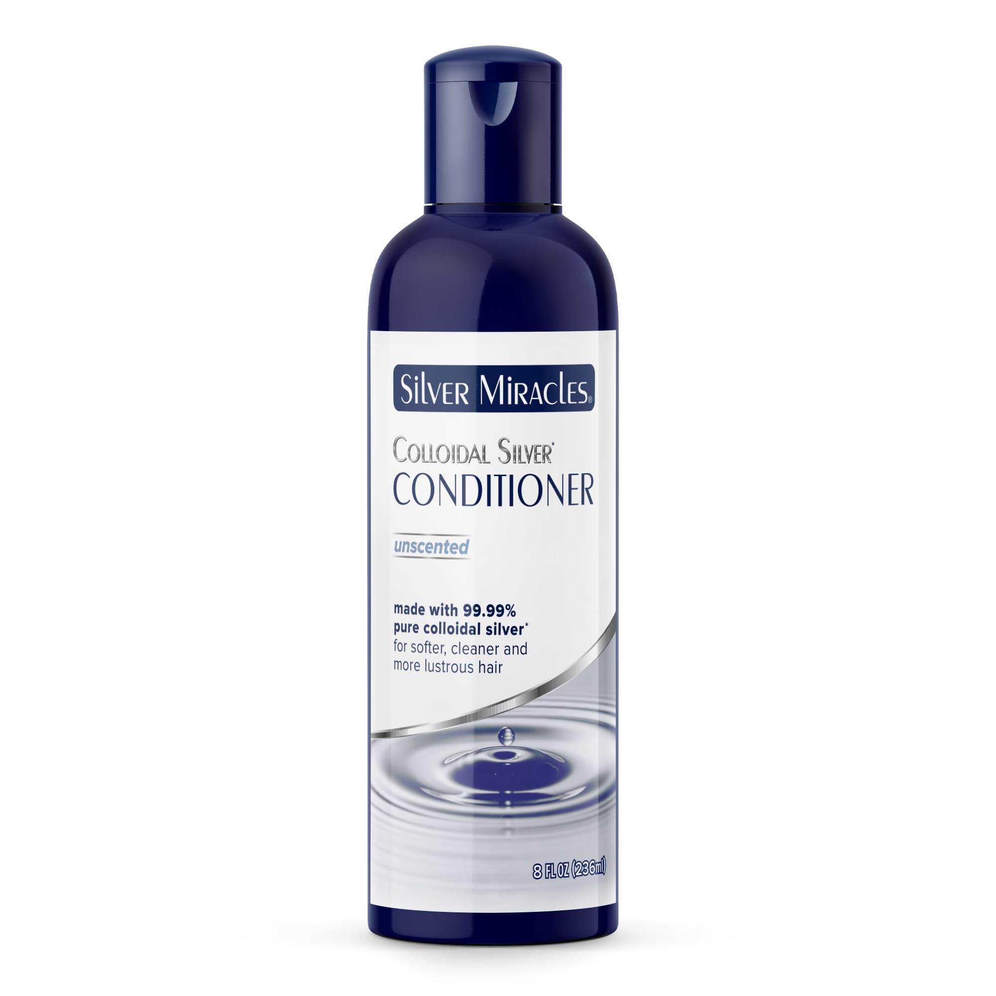 Silver Miracles Colloidal Silver Conditioner – Fragrance-Free 8 oz