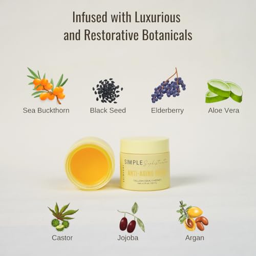 Simple Sophistication Tallow Emu Honey Balm — Nourishing Non-Greasy Moisturizer with Manuka Honey & Emu Oil (2 oz)