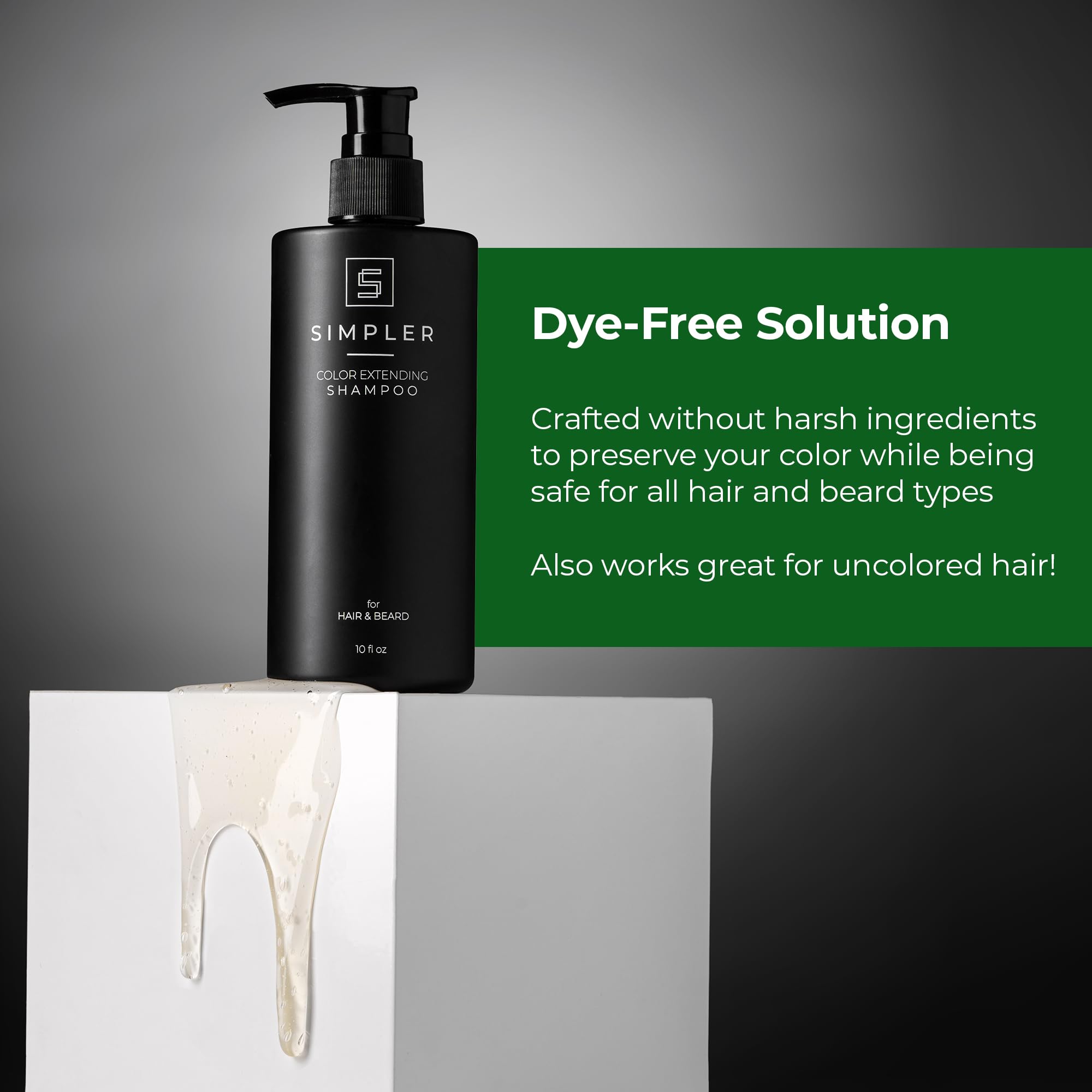 SIMPLER HAIR COLOR Shampoo for Men | Mountain Spice – Dye-Free Color Care