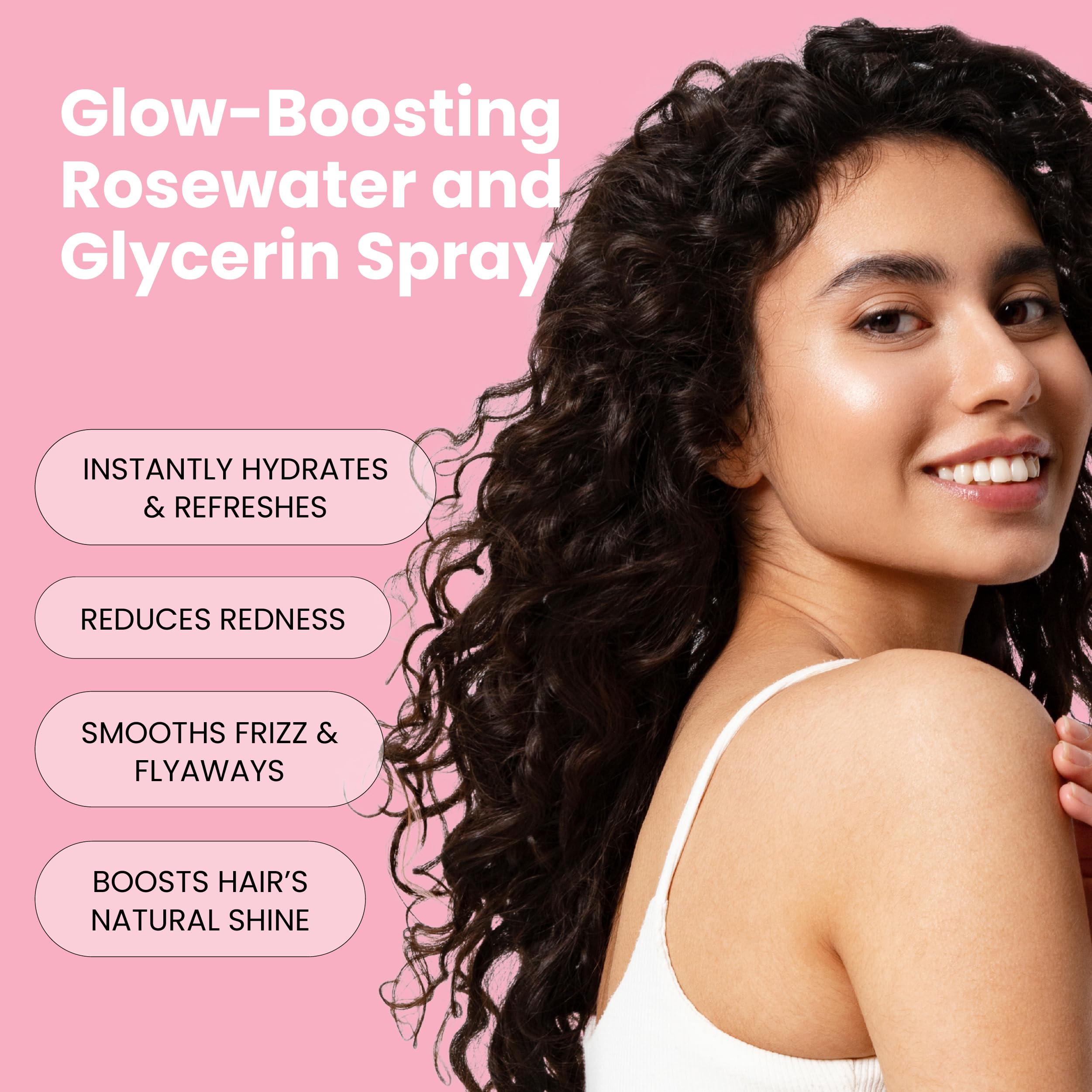 Simplified Skin Rosewater & Glycerin Spray – Hydrating Facial Mist (4 oz)