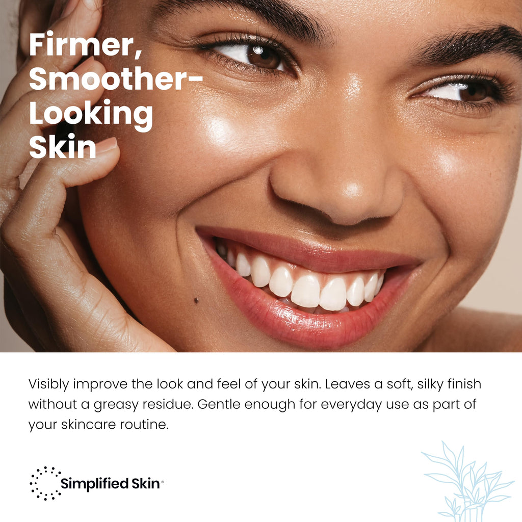 Simplified Skin Retinol Cream for Face (2-Pack) – 2.5% Retinol Moisturizer with Hyaluronic Acid for Fine Lines, Firming & Collagen Support – 1.7 oz