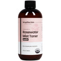 Rose Water Spray for Face & Hair (Refill) – Organic USDA Rosewater Toner, Alcohol-Free Hydrating Mist, 8 oz
