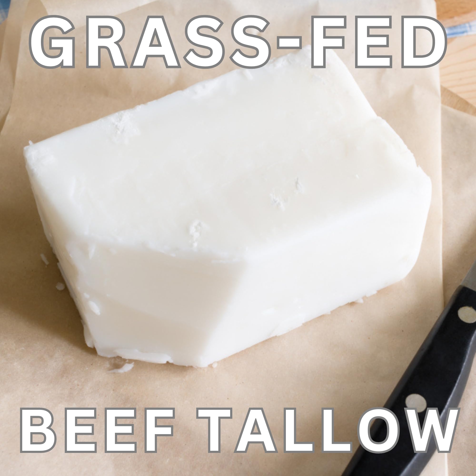 Simply Natural Apothecary Beef Tallow Balm — Unscented Moisturizer, 2 oz