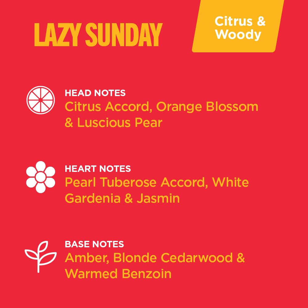 SIMPLY SEXY Affirmations Lazy Sunday Pheromone Perfume – Citrus Floral Woody Scent, 0.3 fl oz