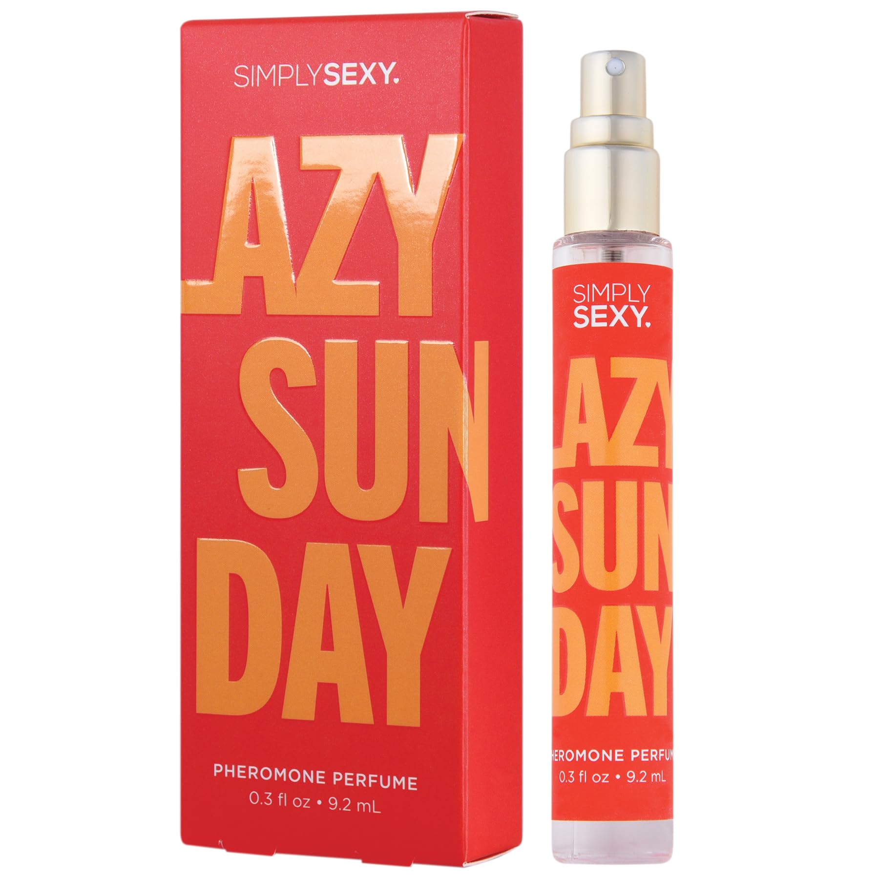 SIMPLY SEXY Affirmations Lazy Sunday Pheromone Perfume – Citrus Floral Woody Scent, 0.3 fl oz