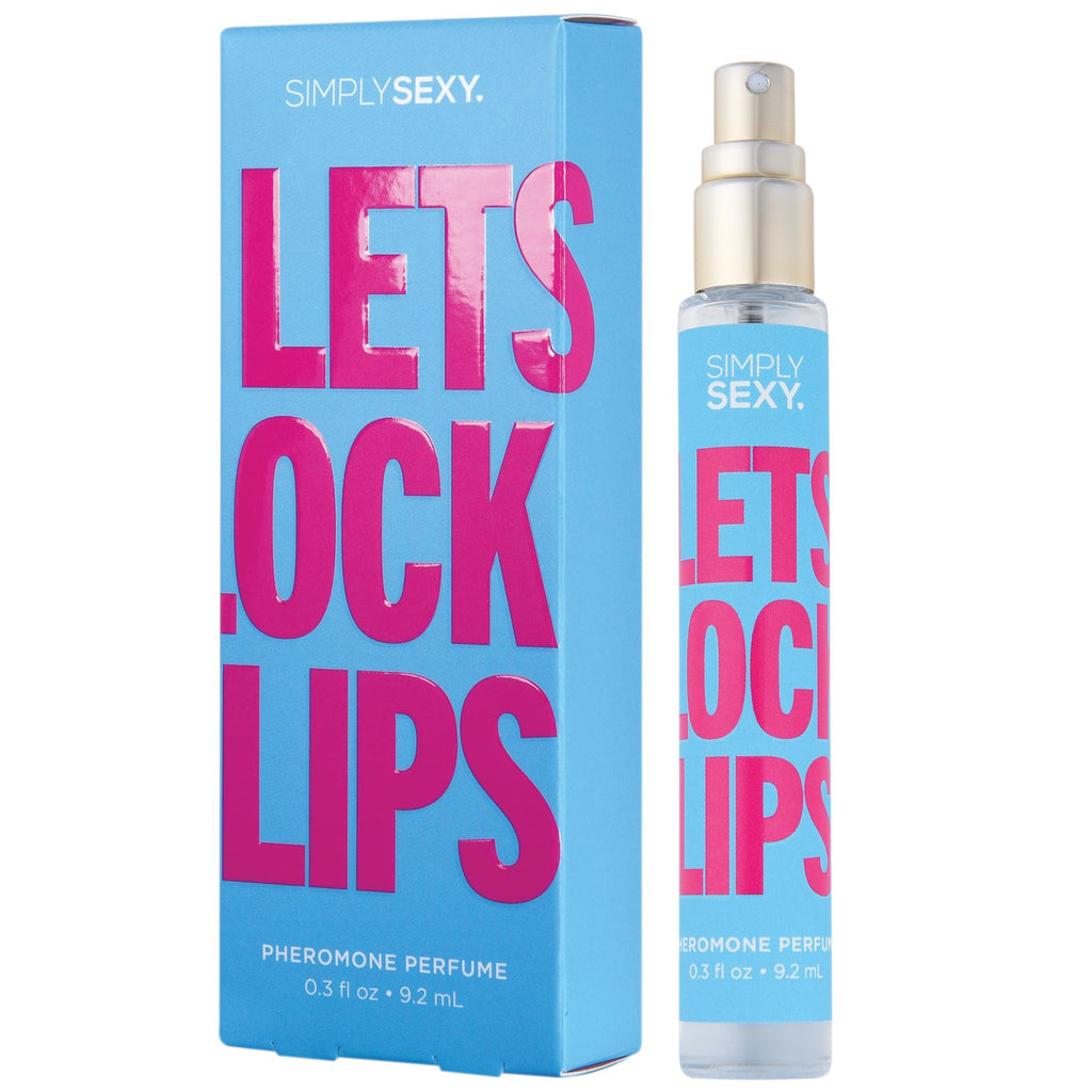 SIMPLY SEXY Affirmations Lets Lock Lips Pheromone Perfume – Soft Floral Body Spray for Women, 0.3 fl oz