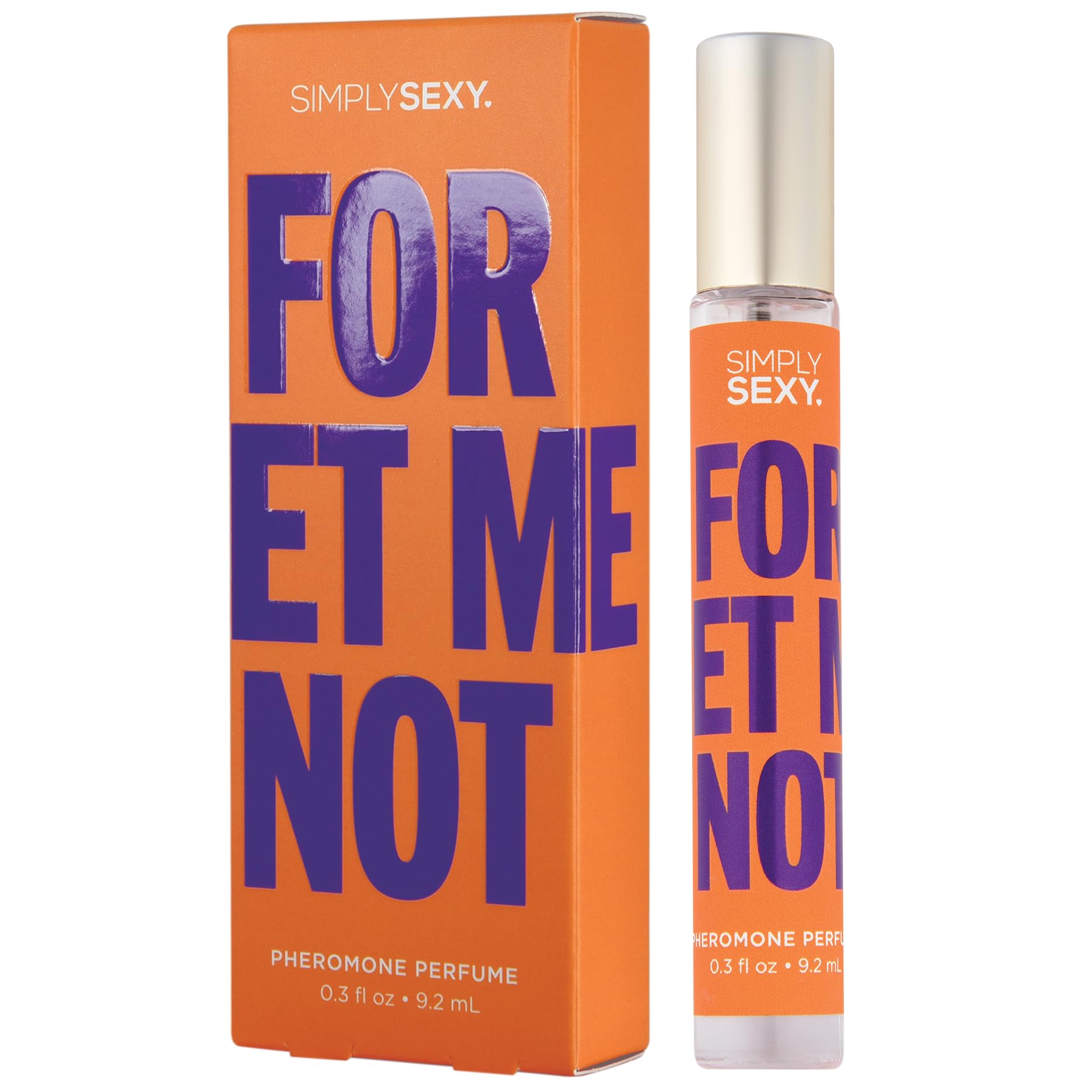 SIMPLY SEXY Forget Me Not Pheromone Perfume – Warm Spiced Woody Fragrance for Women – 0.3 fl oz Travel Size