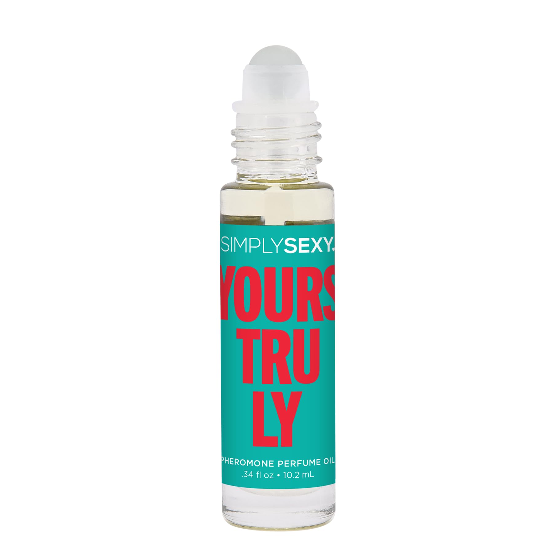 SIMPLY SEXY Yours Truly Pheromone Perfume Oil – Fruity Floral Roll-On for Women, 0.34 fl oz