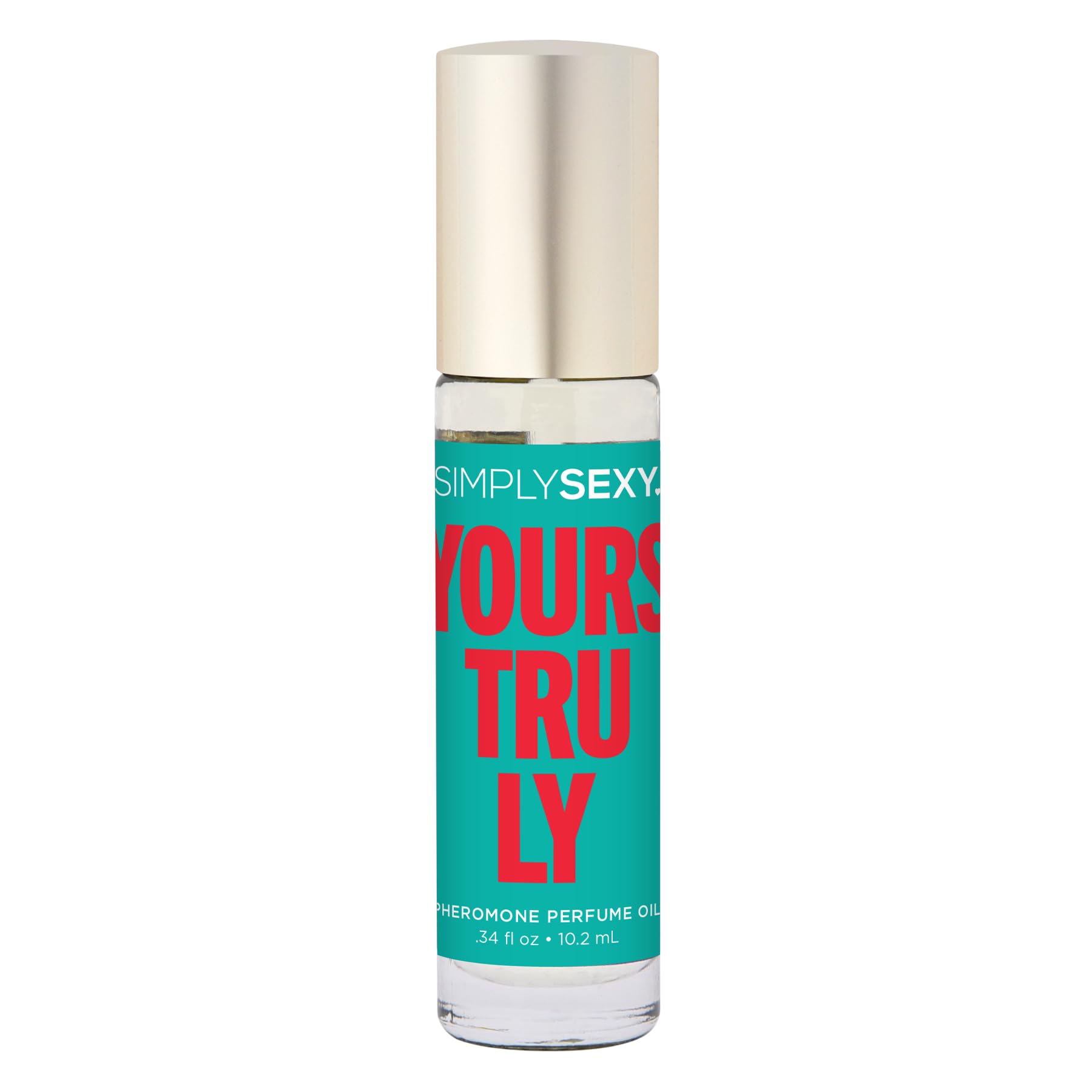SIMPLY SEXY Yours Truly Pheromone Perfume Oil – Fruity Floral Roll-On for Women, 0.34 fl oz