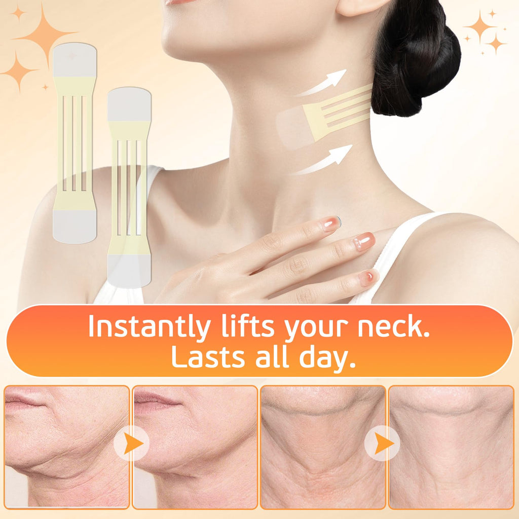 sinBron Neck Tape Lifting Invisible – 30 Patches Instant Neck Lift