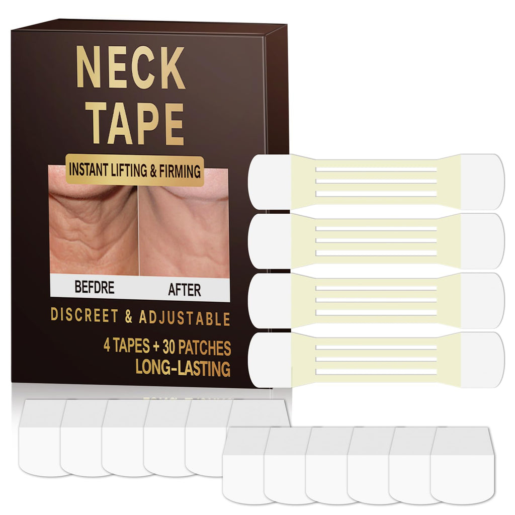 sinBron Neck Tape Lifting Invisible – 30 Patches Instant Neck Lift