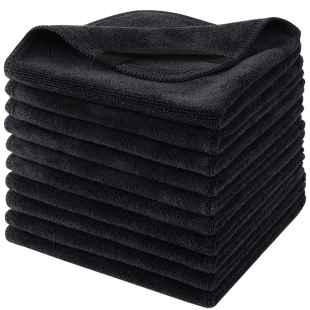 SINLAND Microfiber Facial Cloths – Fast Drying 12x12 Washcloths for Gentle Makeup Removal