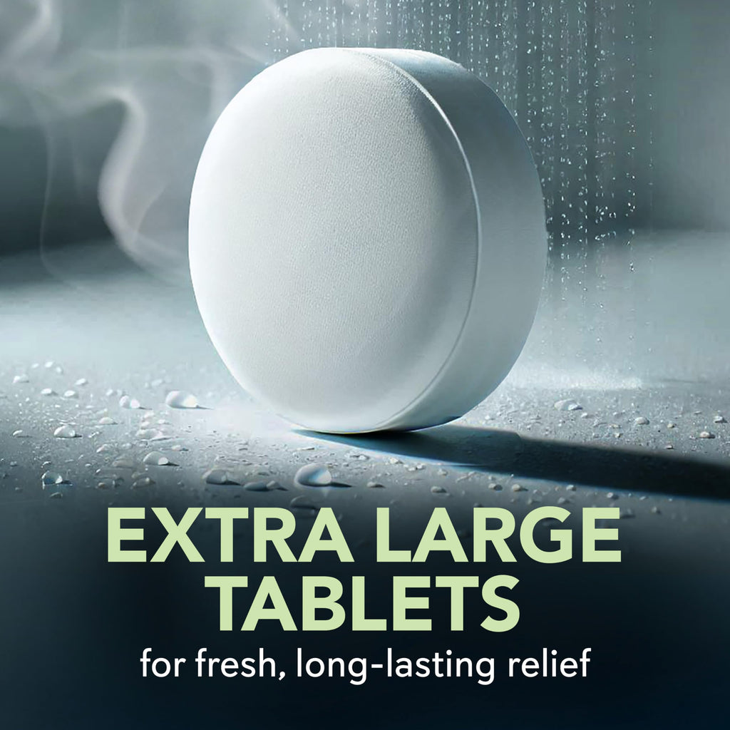 SinuCleanse Vapor Shower Steamer Tablets – Eucalyptus & Mint, 12 Extra Large Tablets, Made in USA