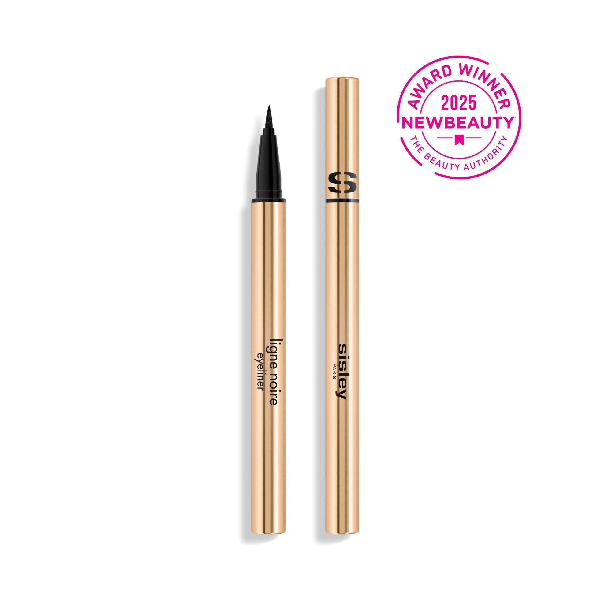 Sisley Paris Ligne Noire Eyeliner – Deep Black, High-Intensity, Waterproof, Vitamin Peptide Lash Support | Easy Application