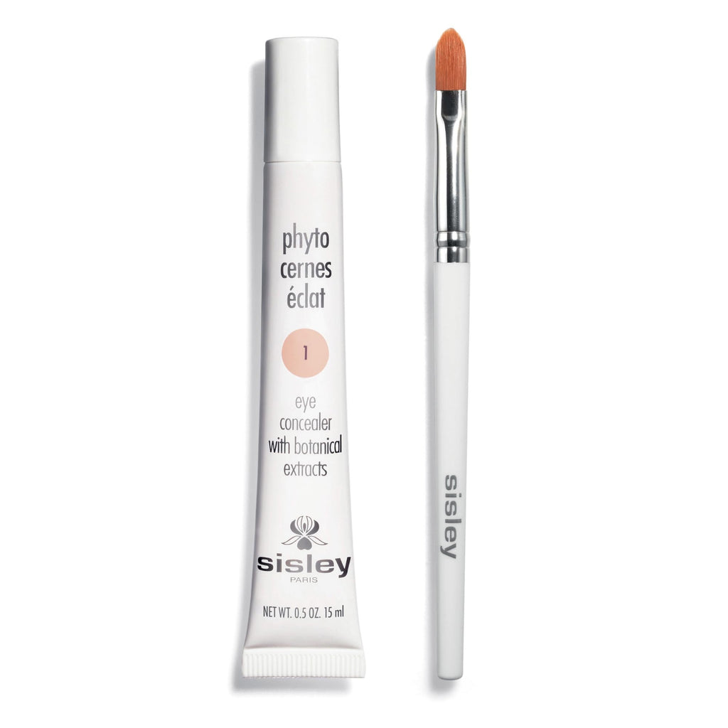 Sisley Paris Phyto-Cernes Eclat No.1 Eye Concealer | 15 mL with Brush | Natural, Long-Wear Finish