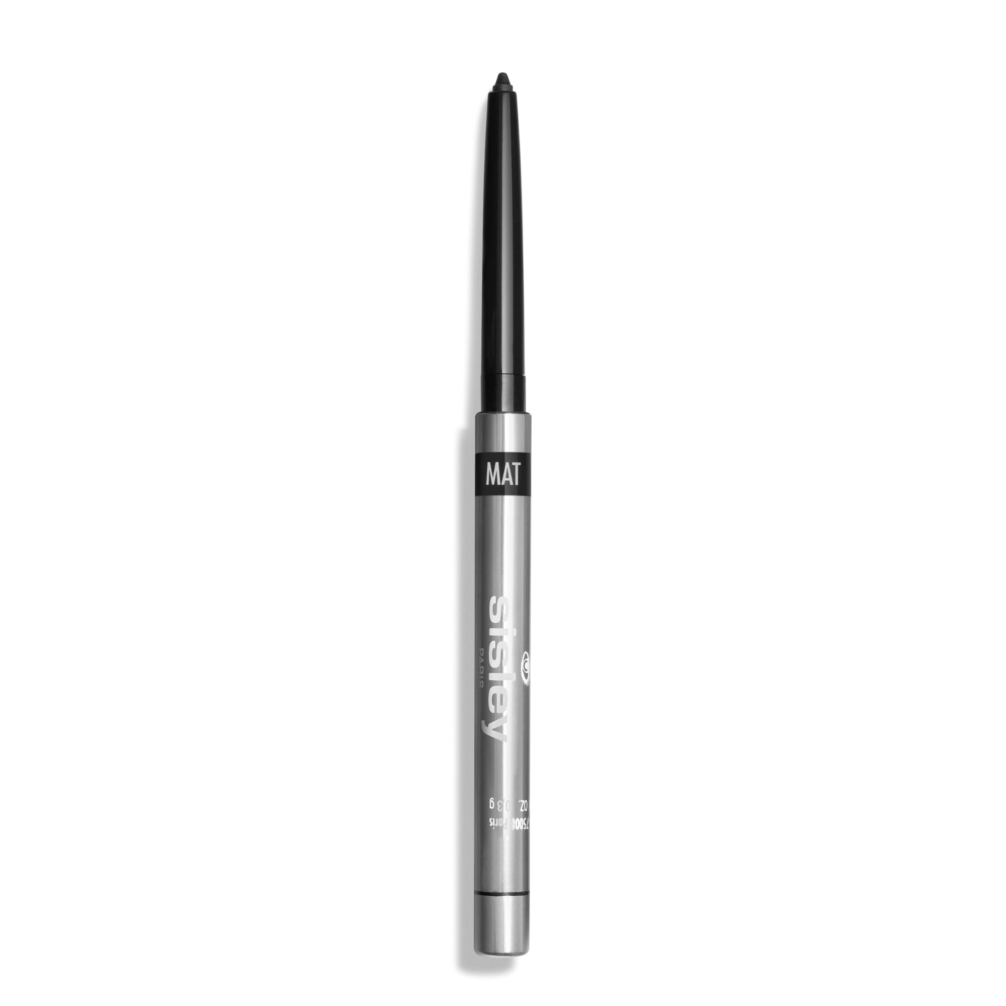 Sisley Paris Phyto-Khol Star Waterproof Eyeliner Pencil Matte Onyx – Retractable with Sharpener for Long-Lasting Precision