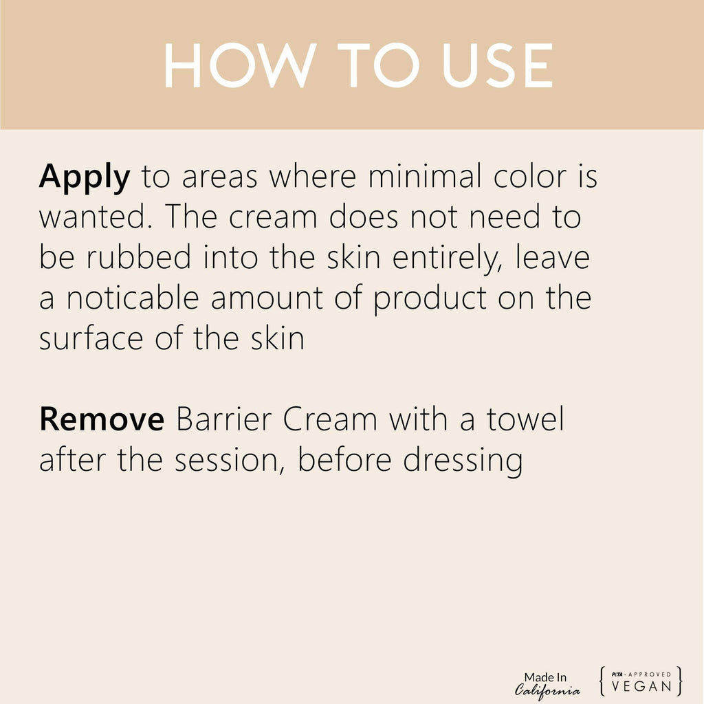 SJOLIE Pro Barrier Cream for Spray Tanning | Block DHA & Minimize Unwanted Tans