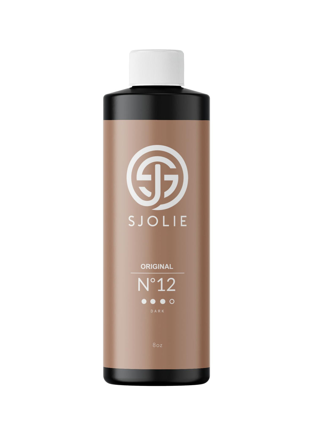 SJOLIE Spray Tan Solution No. 12 – Dark Hydrating Tanning Spray | All-Natural Sunless Tanner 8oz