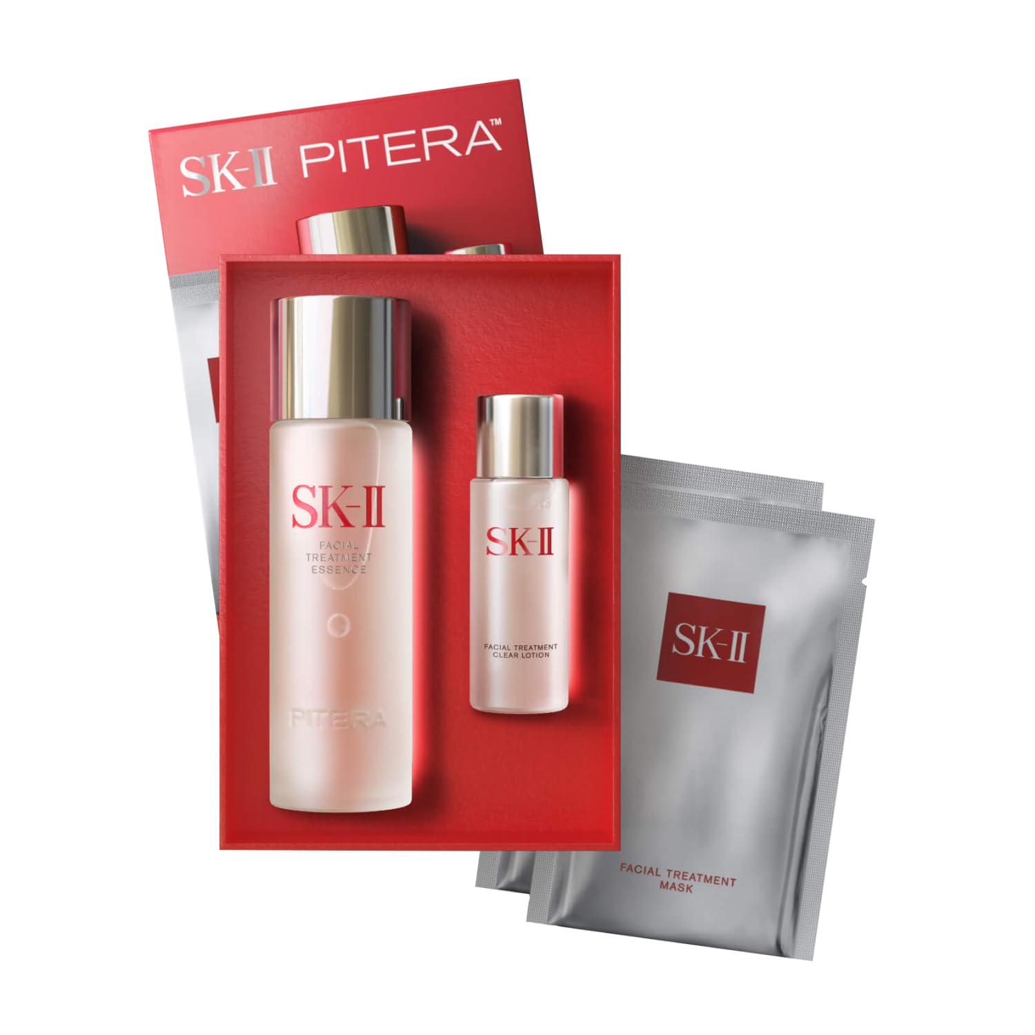 SK-II First Experience Skin Care Set – Essence, Mask & Clear Lotion Gift Kit (4 Count)