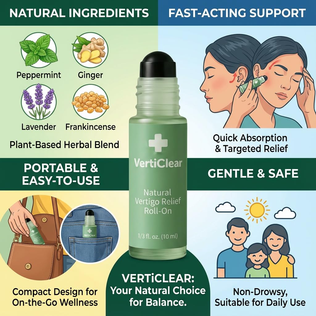 Skaal VertiClear Roll-On – Natural Vertigo Relief, 10ml