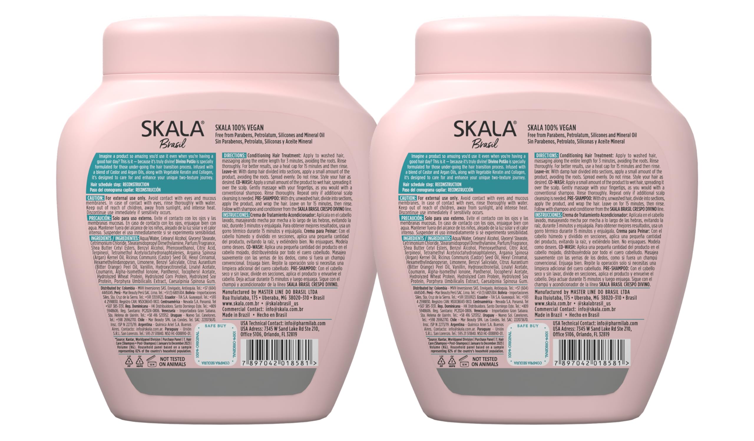 SKALA Divino Potao Hair Cream 32oz – 2-Pack