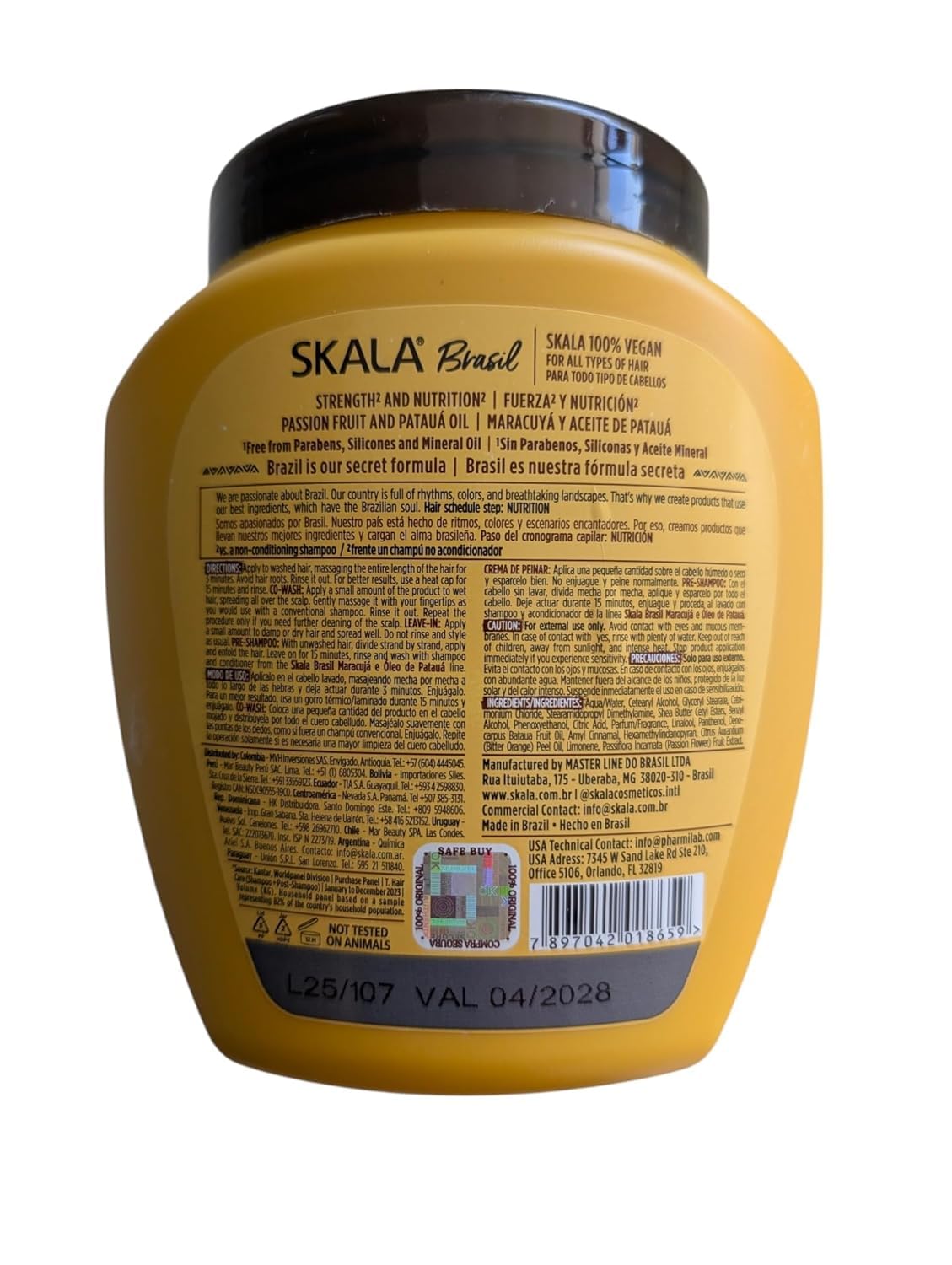 SKALA Hair Type 3ABC - More Curls & Passion Fruit Combo - Hydrate Curls, Eliminate Frizz, 2-in-1 Conditioning Treatment & Cream to Comb