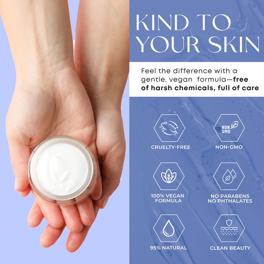 Skin 2.0 Hyaluronic Acid & Collagen Moisturizer – Deep Hydration, Firming & Anti-Aging Day Cream (Korean Clean Beauty) – 1.69 oz