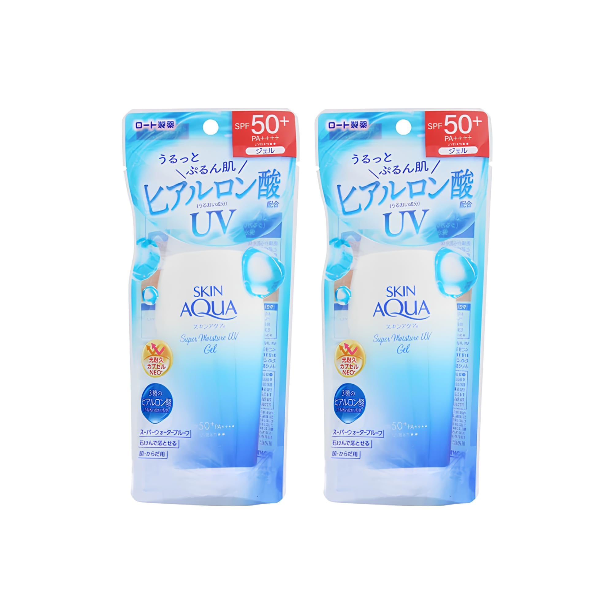 Skin Aqua UV Super Moisture Gel SPF50+ PA++++ - 110g Pack of 2