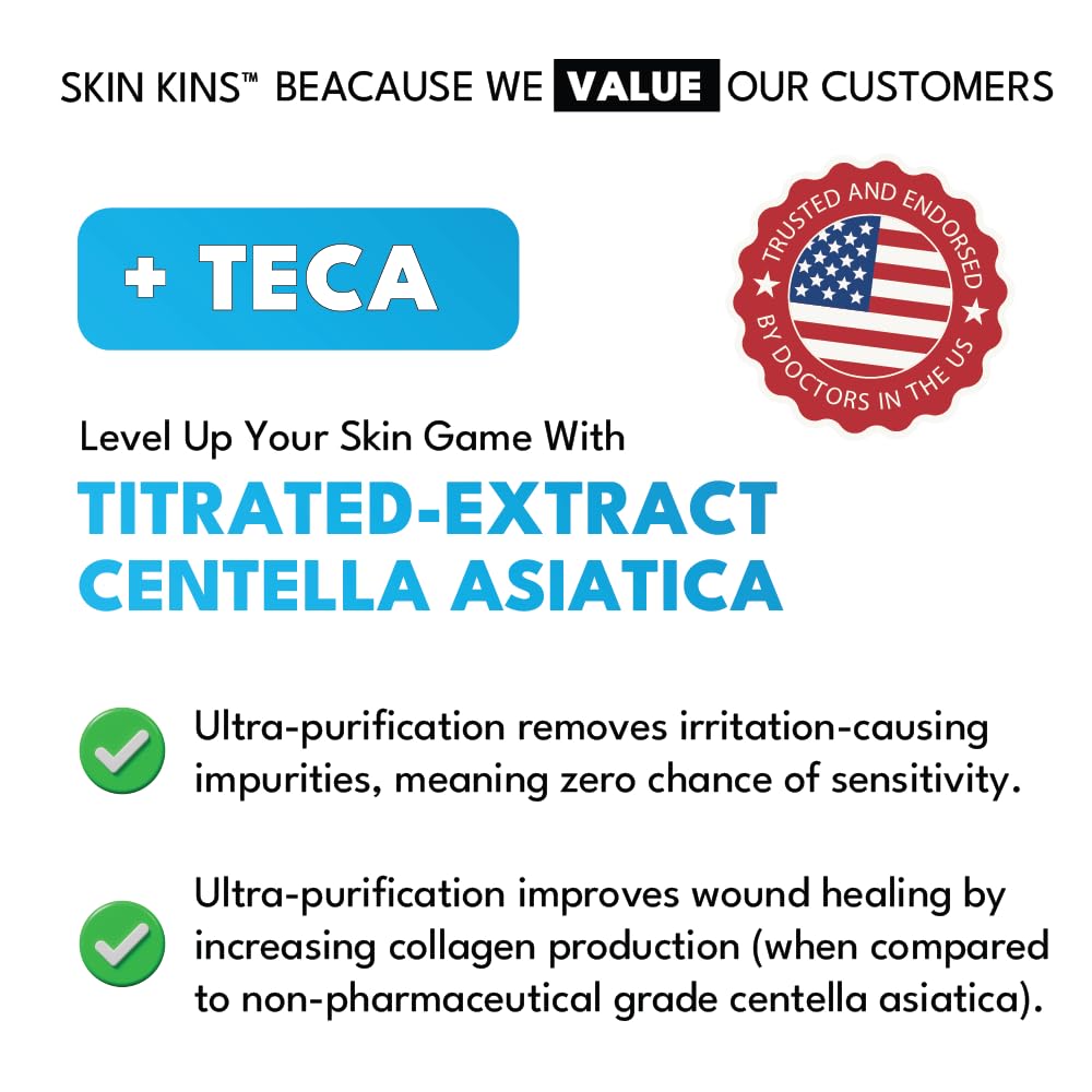 Skin Kins Invisible Pimple Patches - Ultra-Thin 0.37mm with Centella, 48 Count