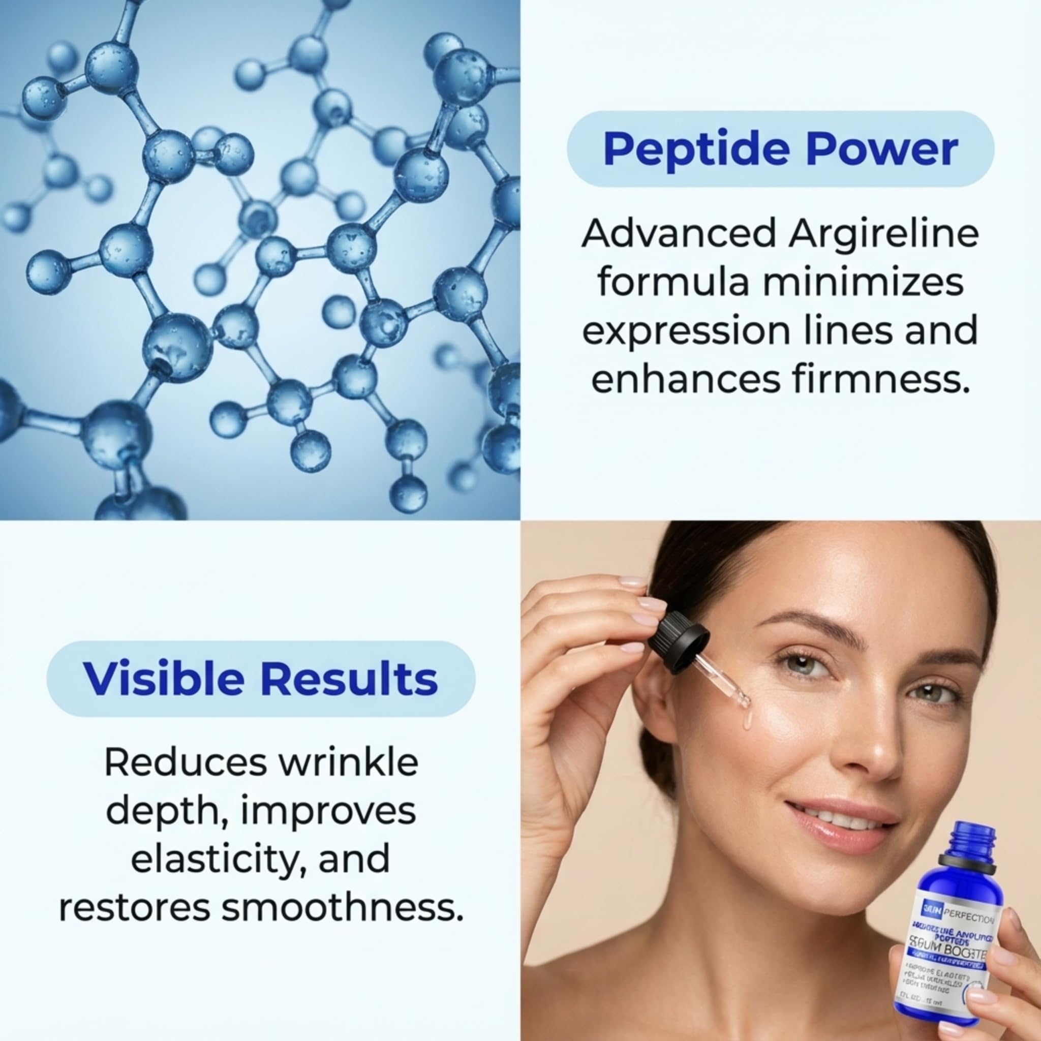 Skin Perfection Argireline Amplified Peptide Solution – DIY Anti-Aging Booster with Acetyl Hexapeptide-8